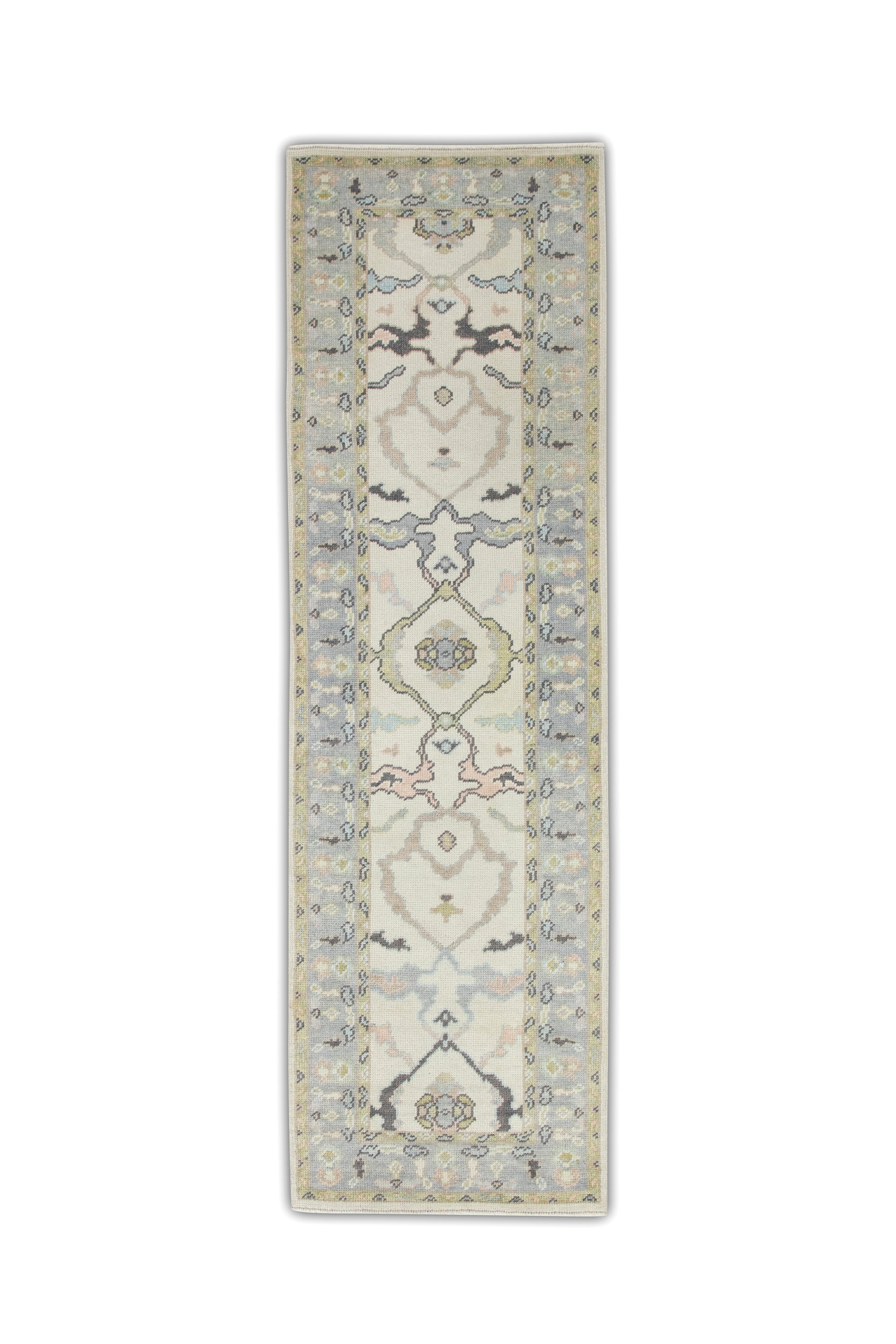 Turkish Oushak Rug 2'7" x 8'9" #1077
