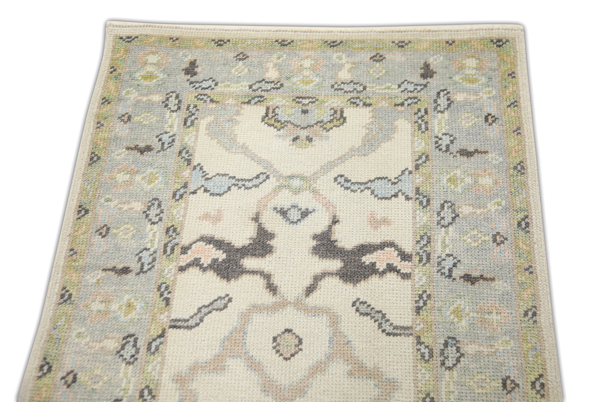 Turkish Oushak Rug 2'7" x 8'9" #1077