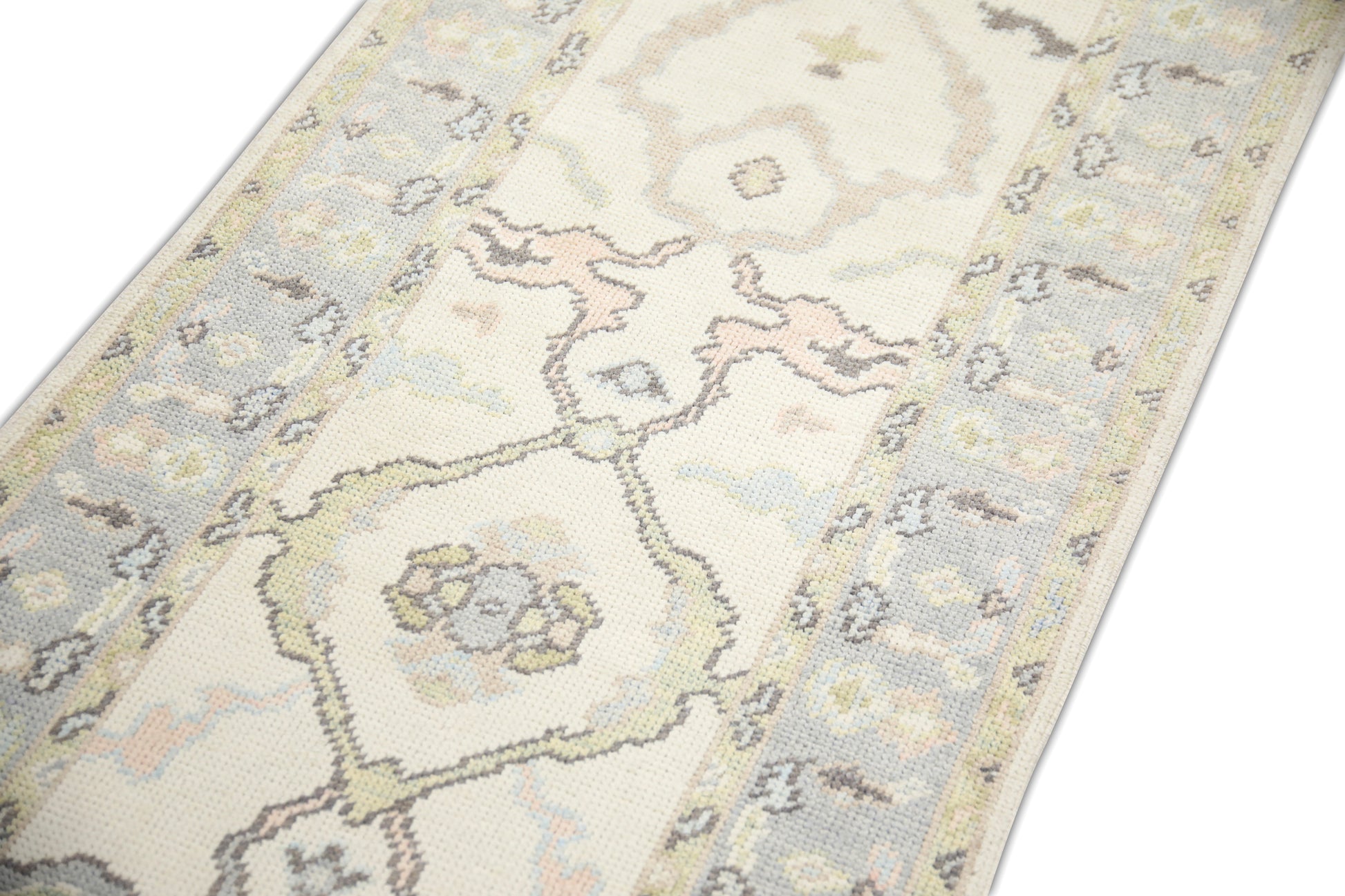 Turkish Oushak Rug 2'7" x 8'9" #1077
