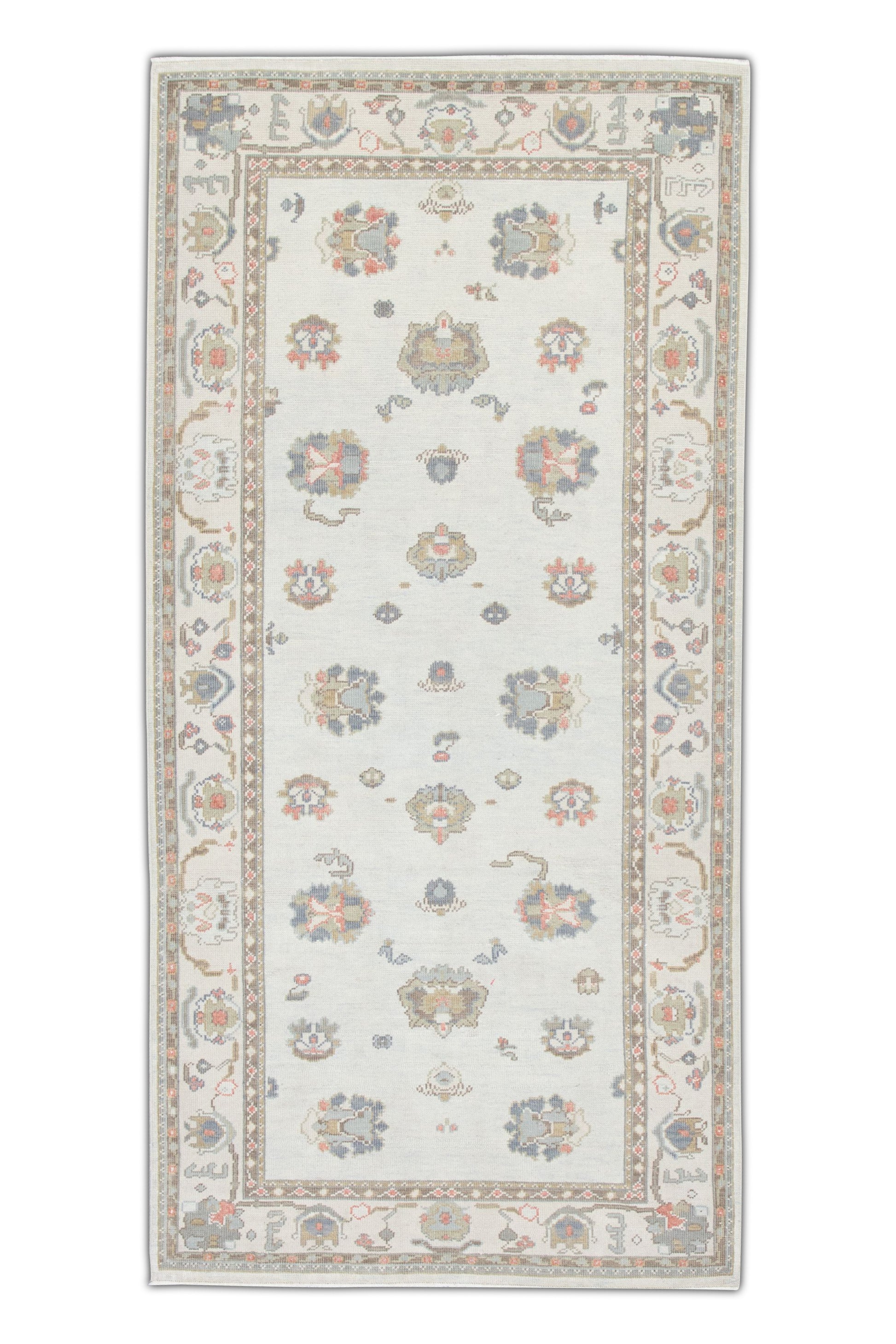 Turkish Oushak Rug 4'10" x 9'6" #3231