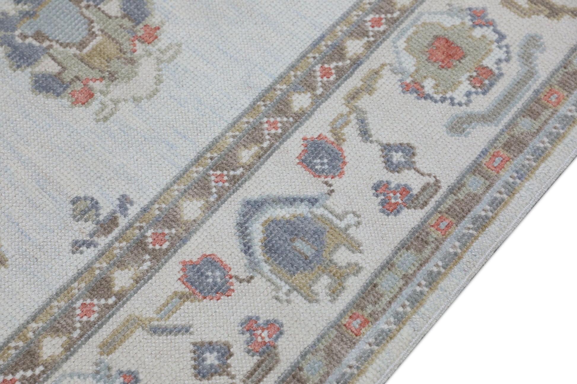 Turkish Oushak Rug 4'10" x 9'6" #3231