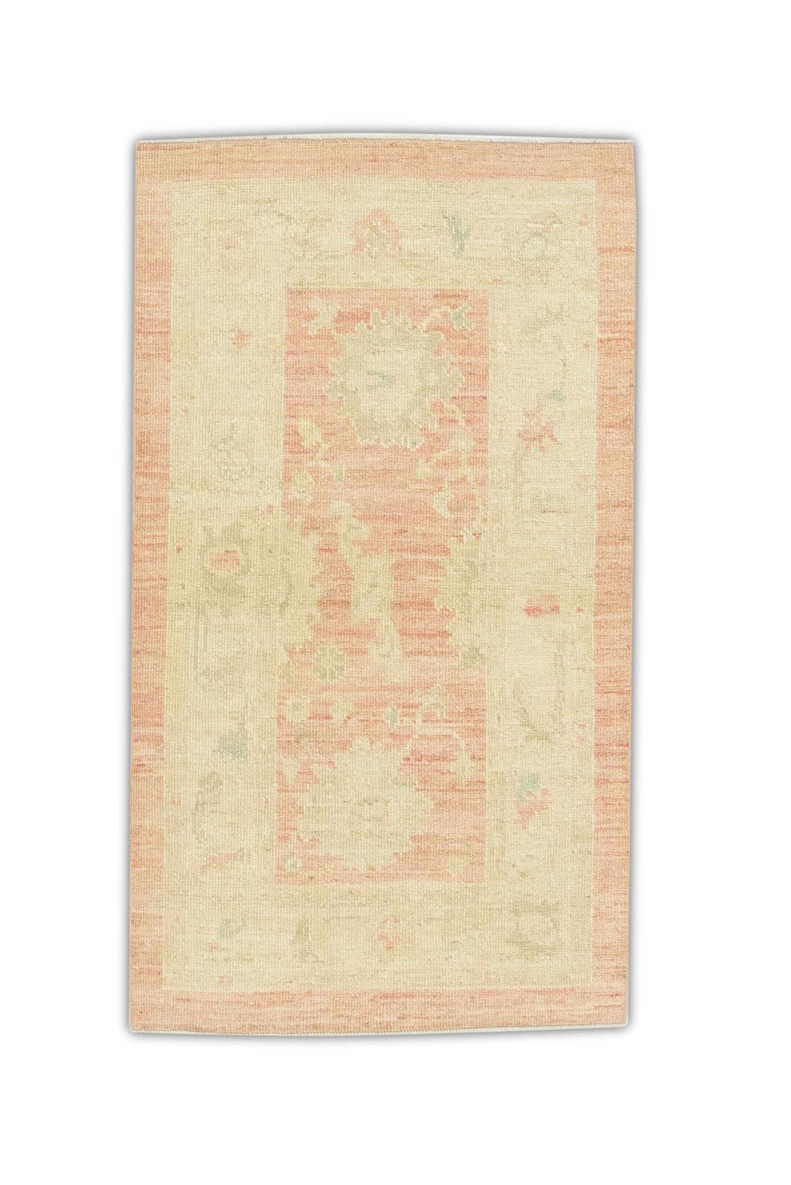 Turkish Oushak Rug 2'11" x 5'1" #1347