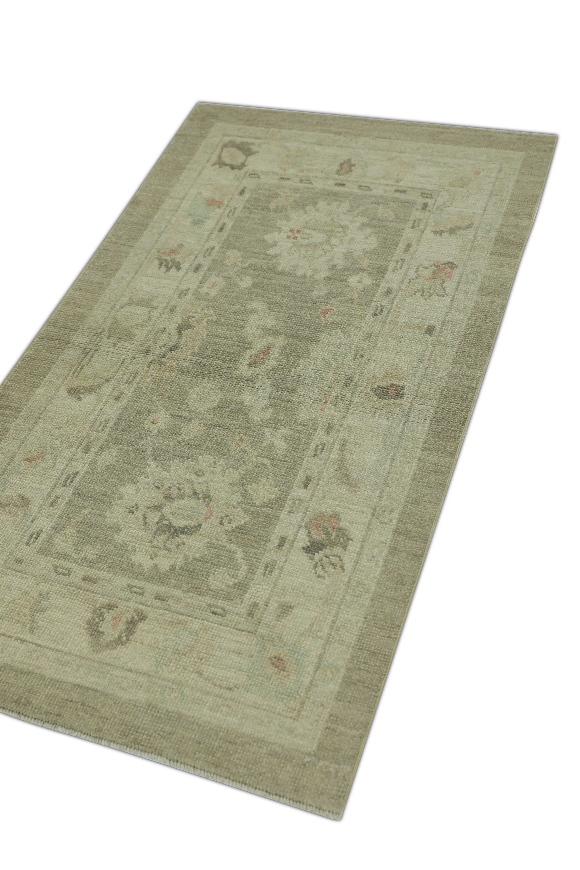 Turkish Oushak Rug 2'10" x 5' #1340
