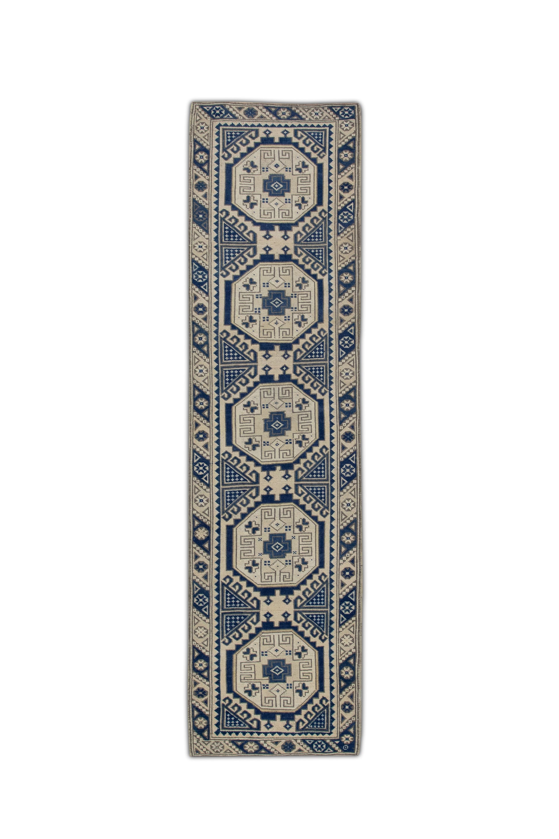 Turkish Vintage Anatolian Rug  2'5" x 9'7" #49