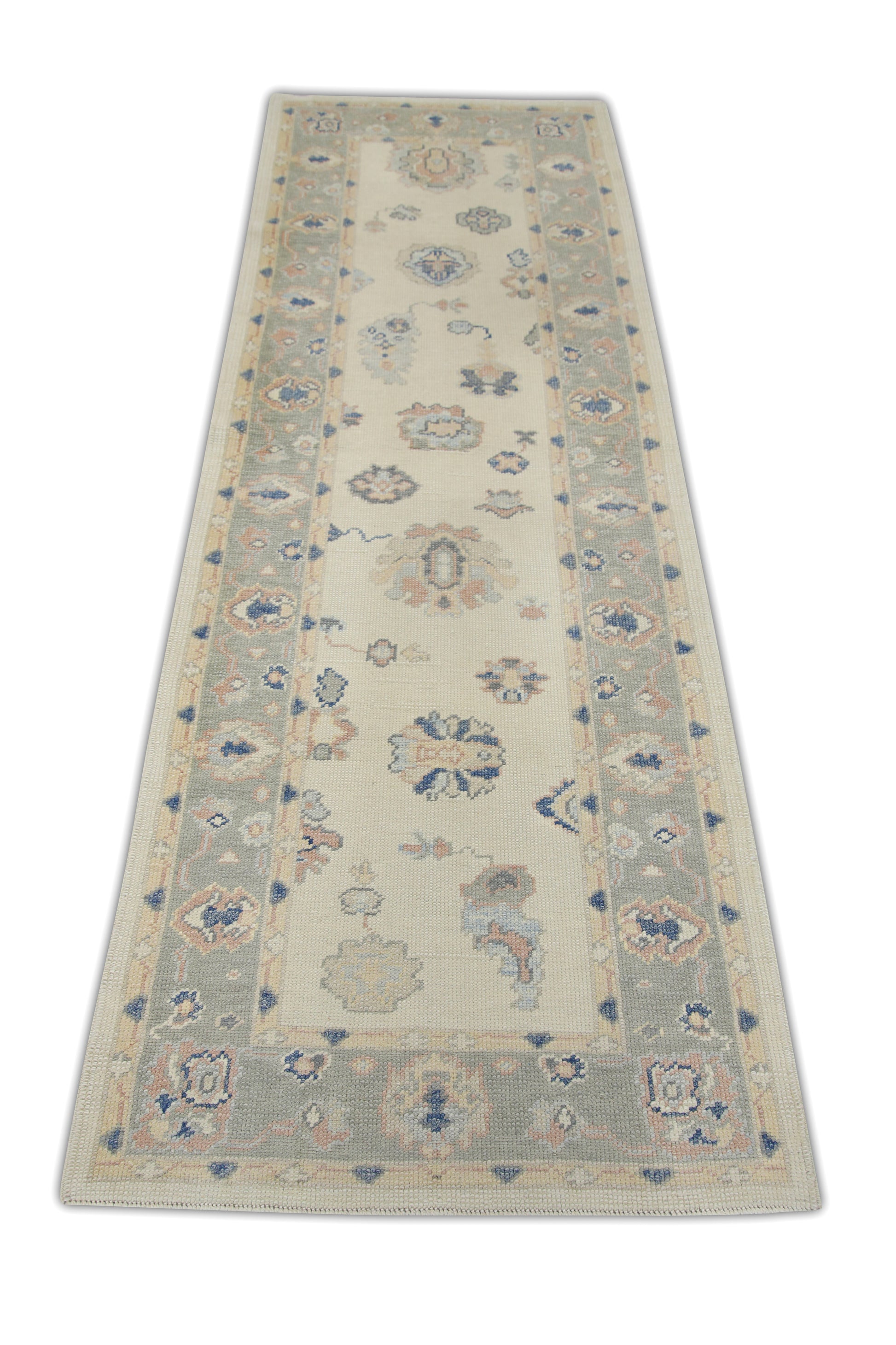 Turkish Oushak Rug 3' x 8'11" #7027
