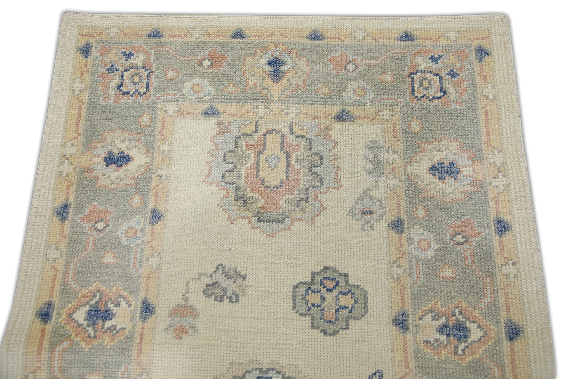 Turkish Oushak Rug 3' x 8'11" #7027