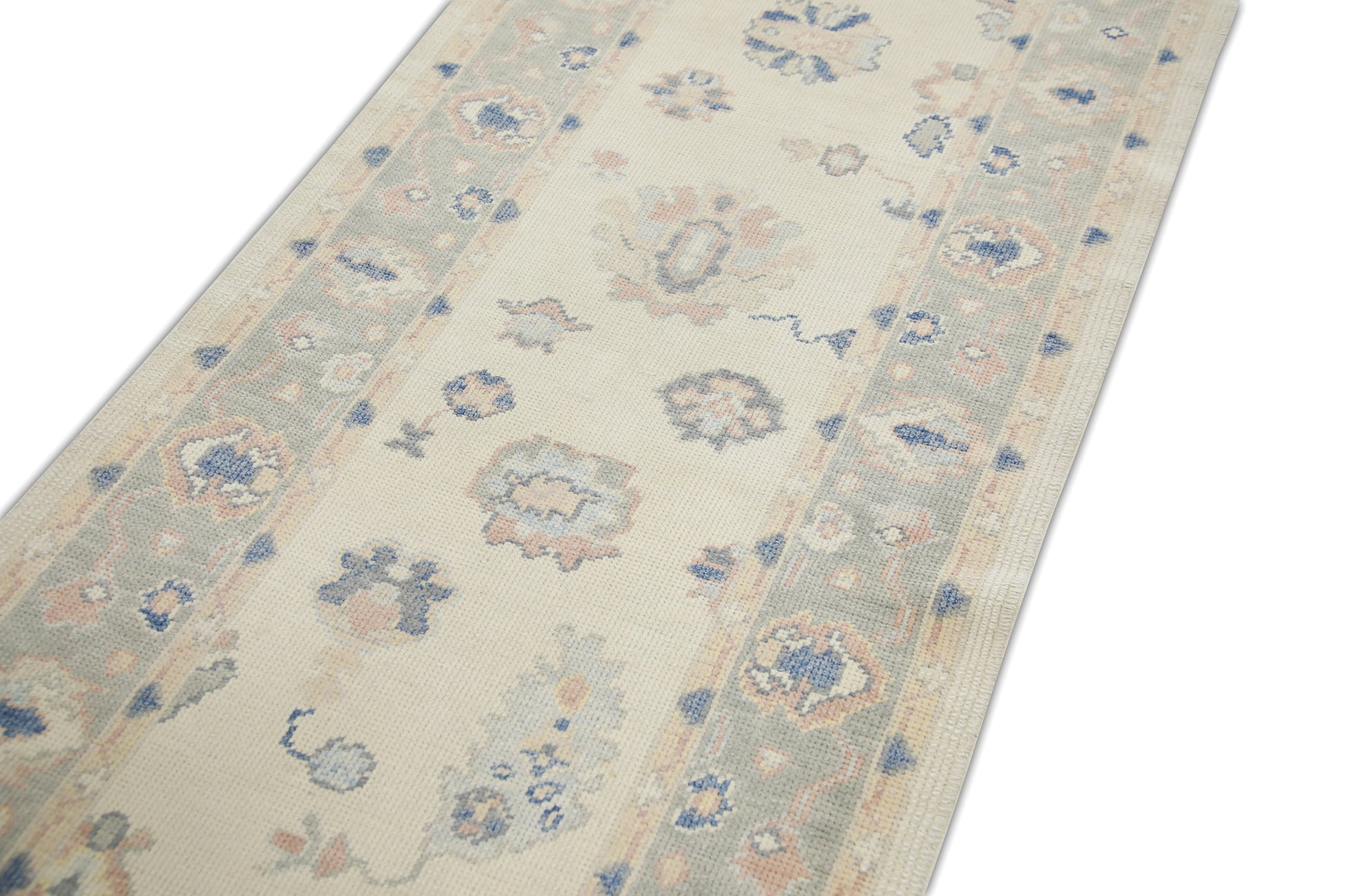 Turkish Oushak Rug 3' x 8'11" #7027
