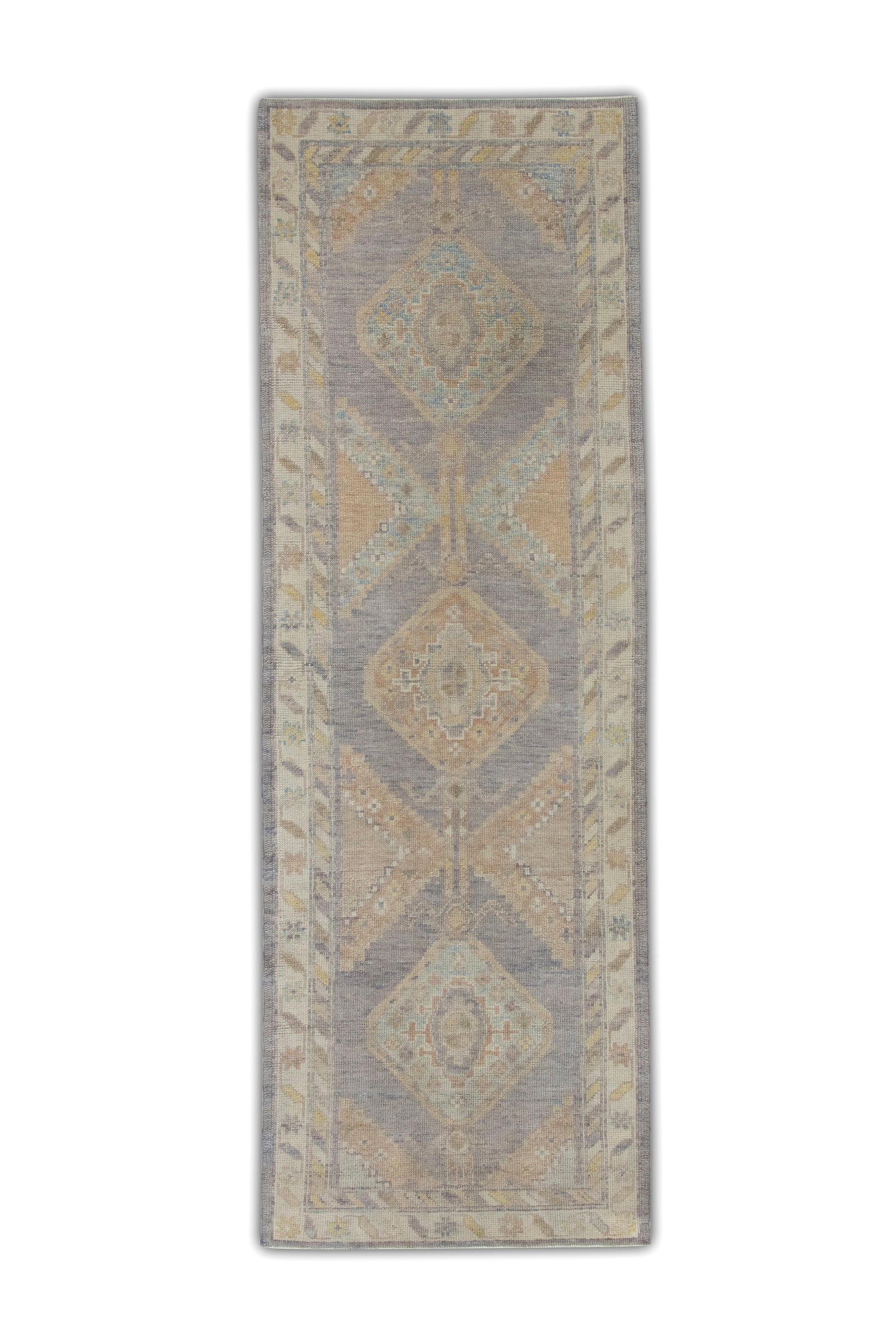 Turkish Oushak Rug 3' x 9' #6662