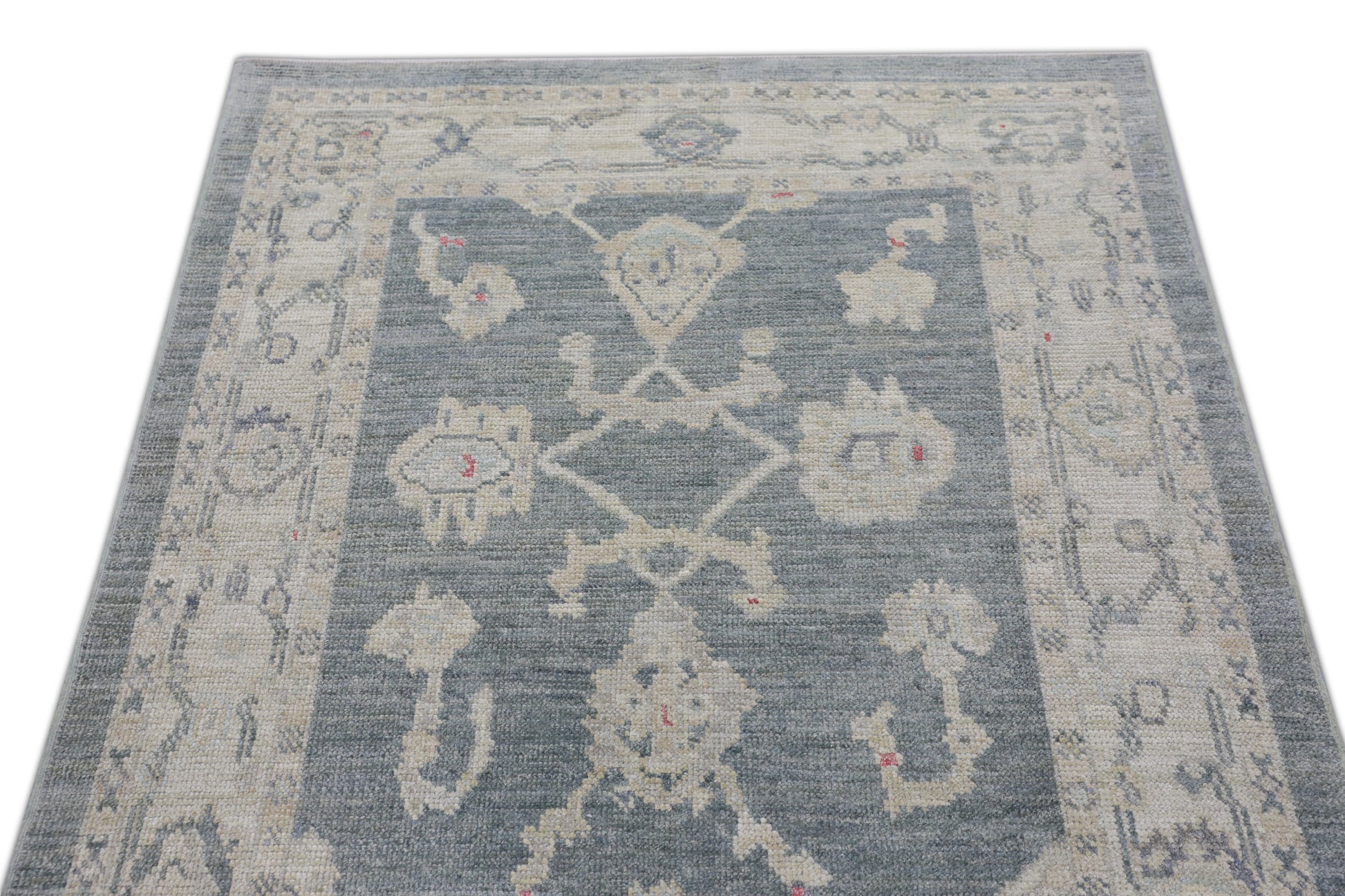 Turkish Oushak Rug 4'1" x 11'3" #2513