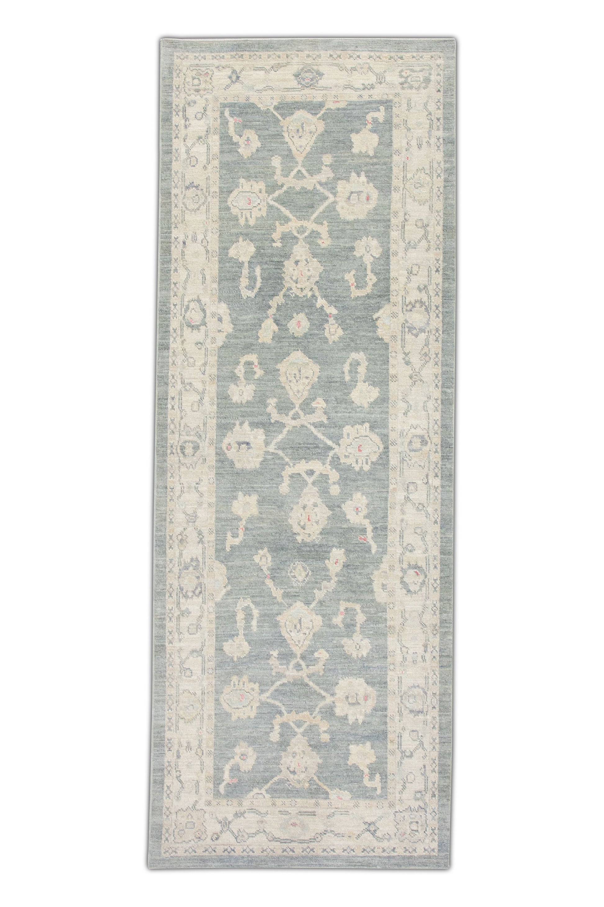 Turkish Oushak Rug 4'1" x 11'3" #2513