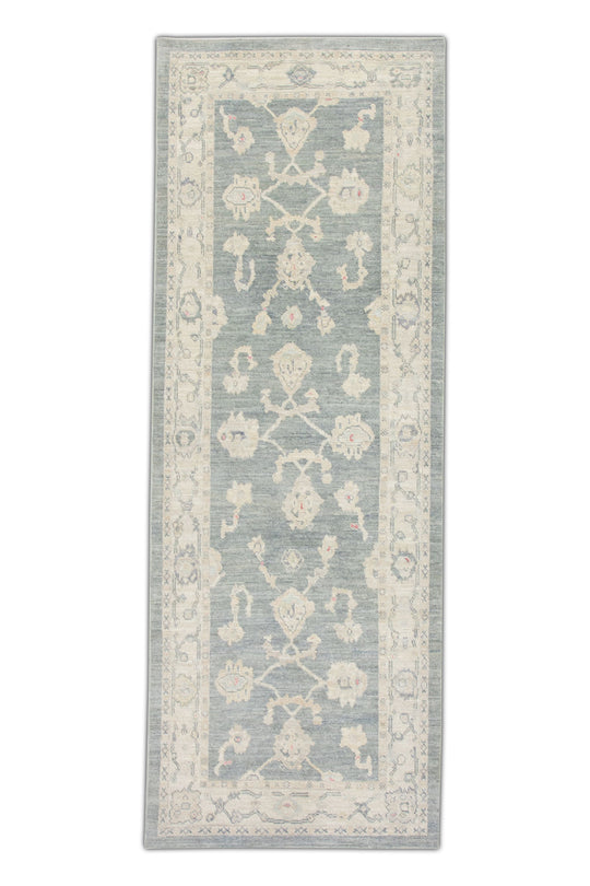 #2513 Turkish Oushak 4'1" x 11'3"