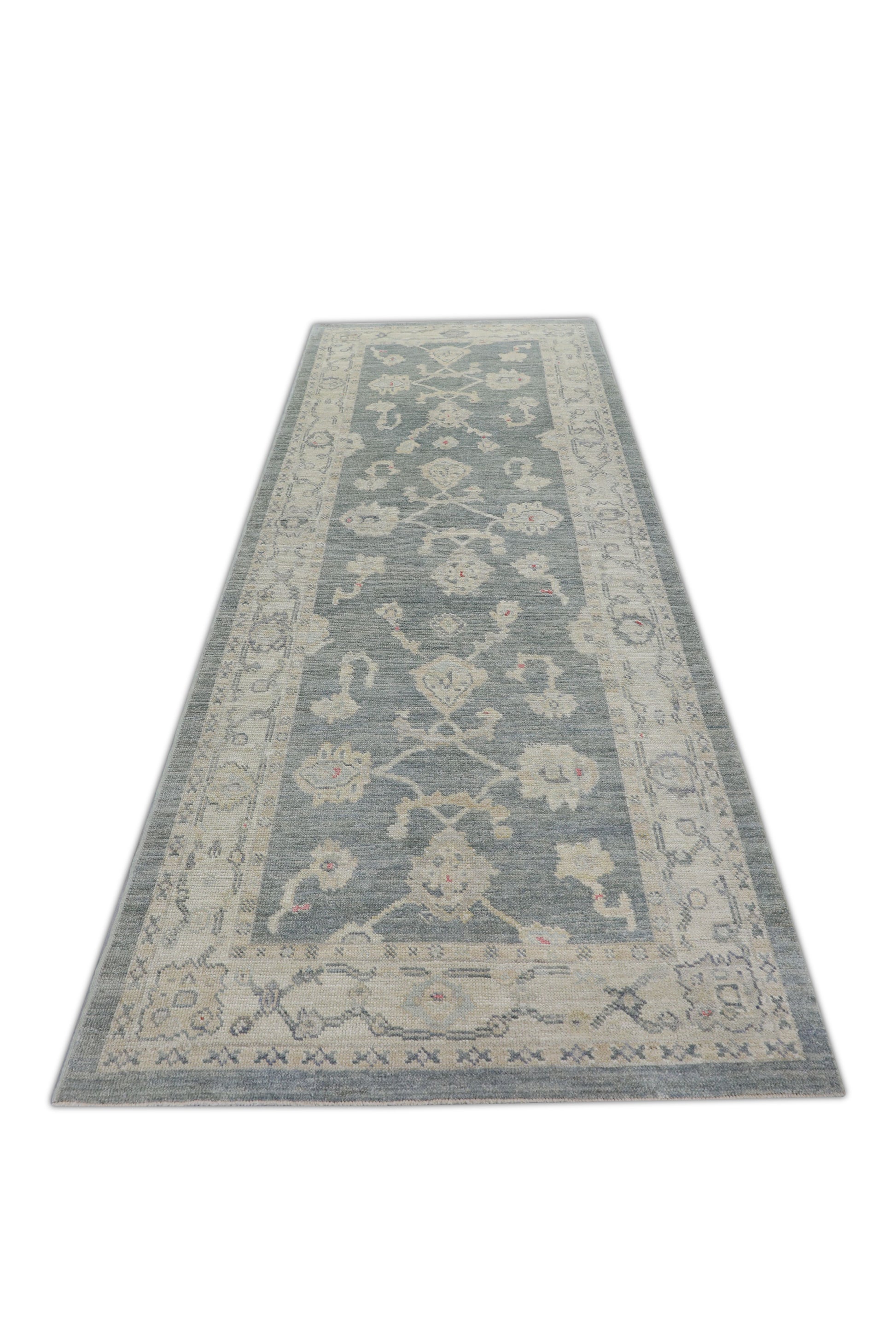 Turkish Oushak Rug 4'1" x 11'3" #2513