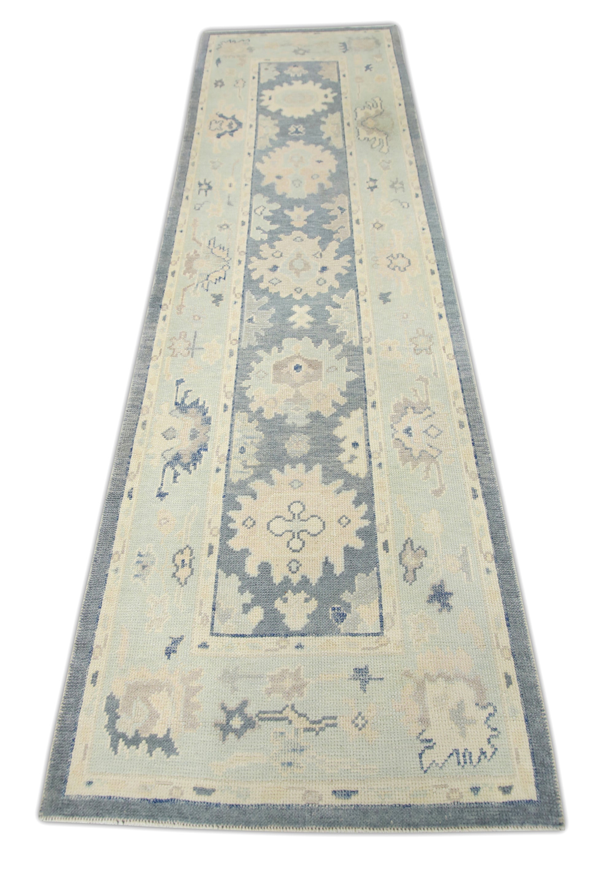 Turkish Oushak Rug 2'11" x 10' #7095