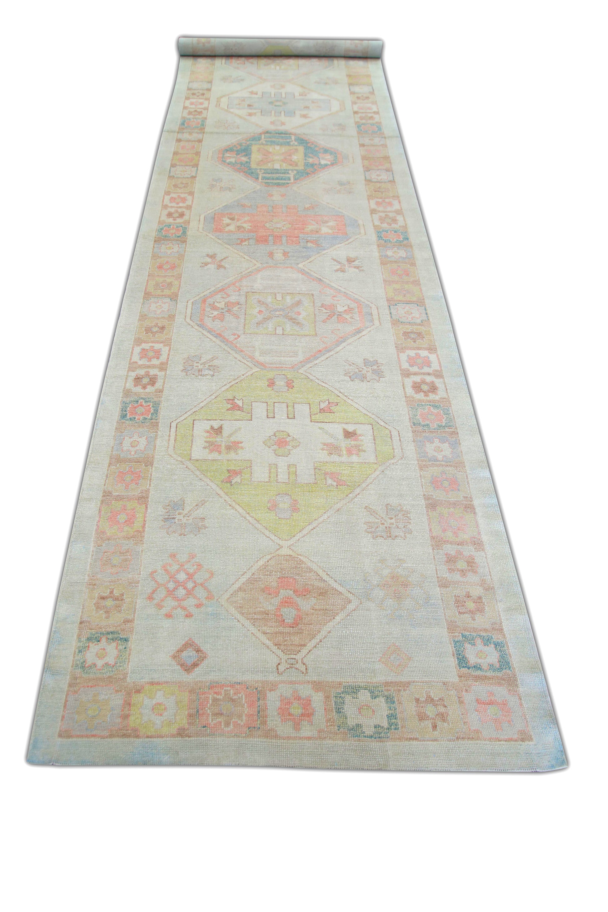 Turkish Oushak Rug 5'2" x 23' #5573