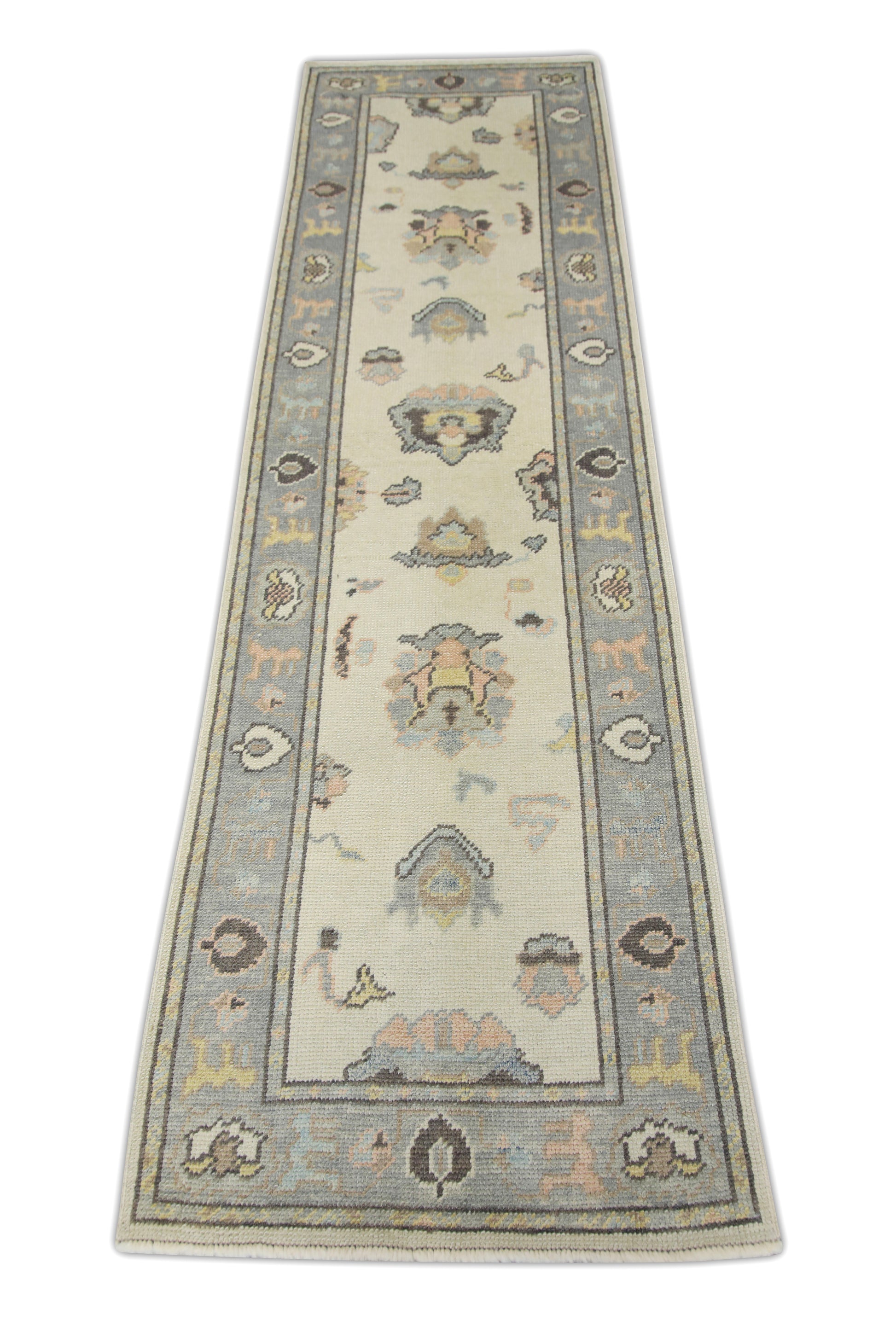 Turkish Oushak Rug 2'6" x 8'7" #1080