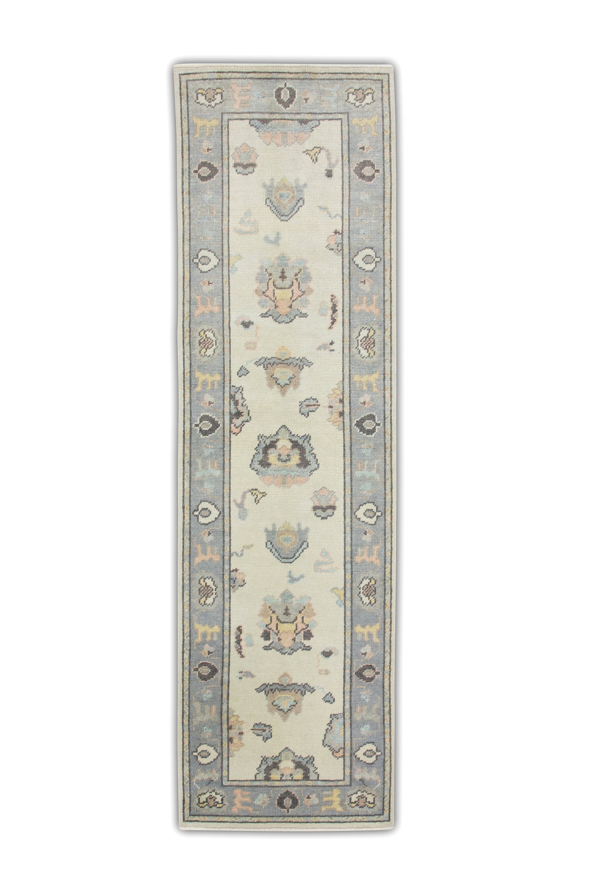 Turkish Oushak Rug 2'6" x 8'7" #1080