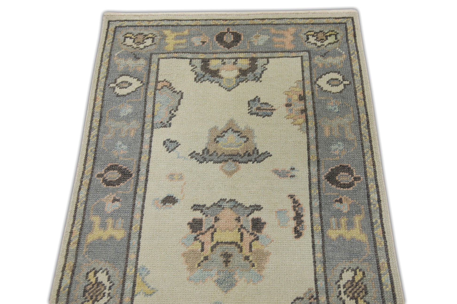 Turkish Oushak Rug 2'6" x 8'7" #1080