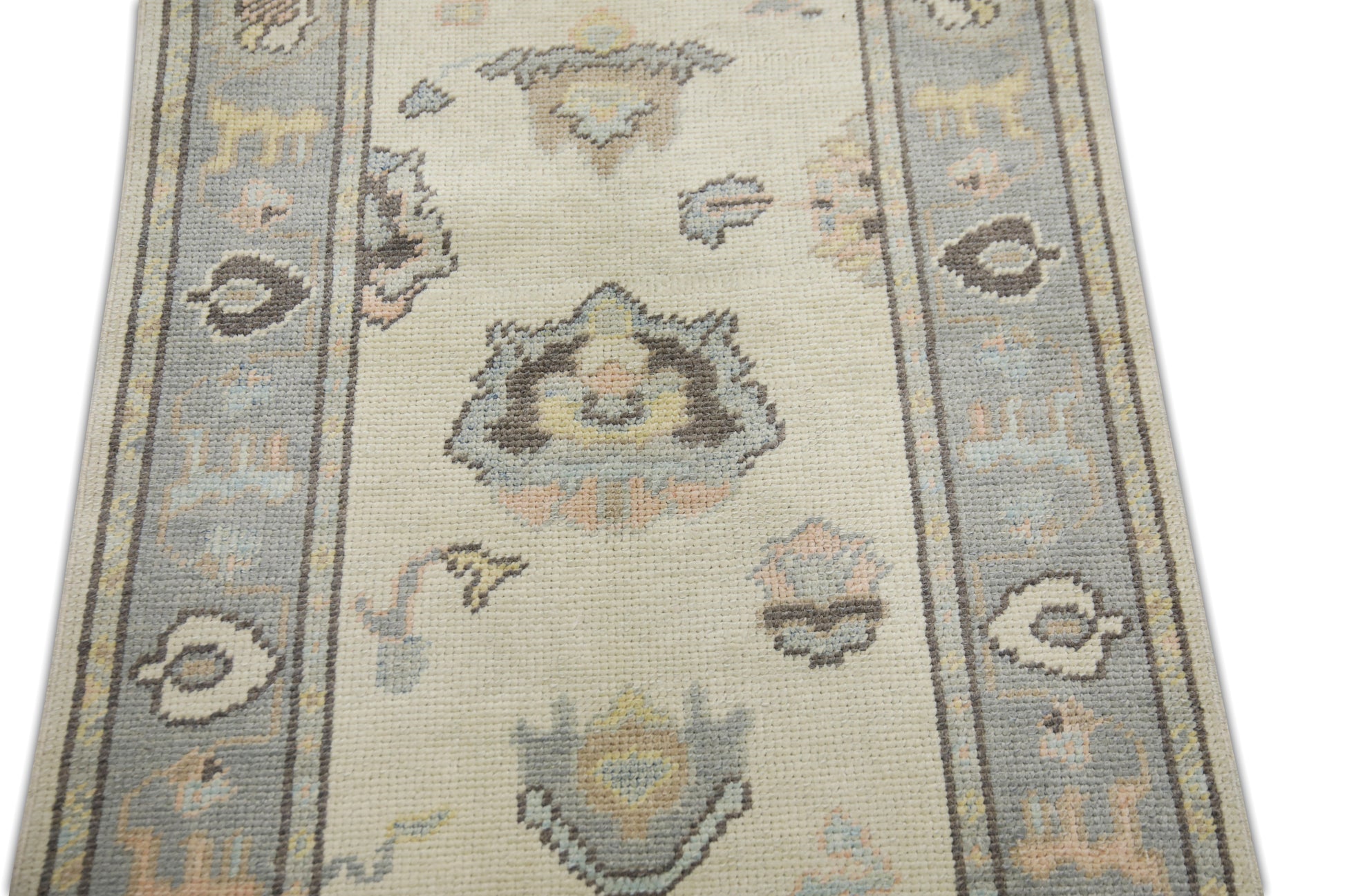 Turkish Oushak Rug 2'6" x 8'7" #1080