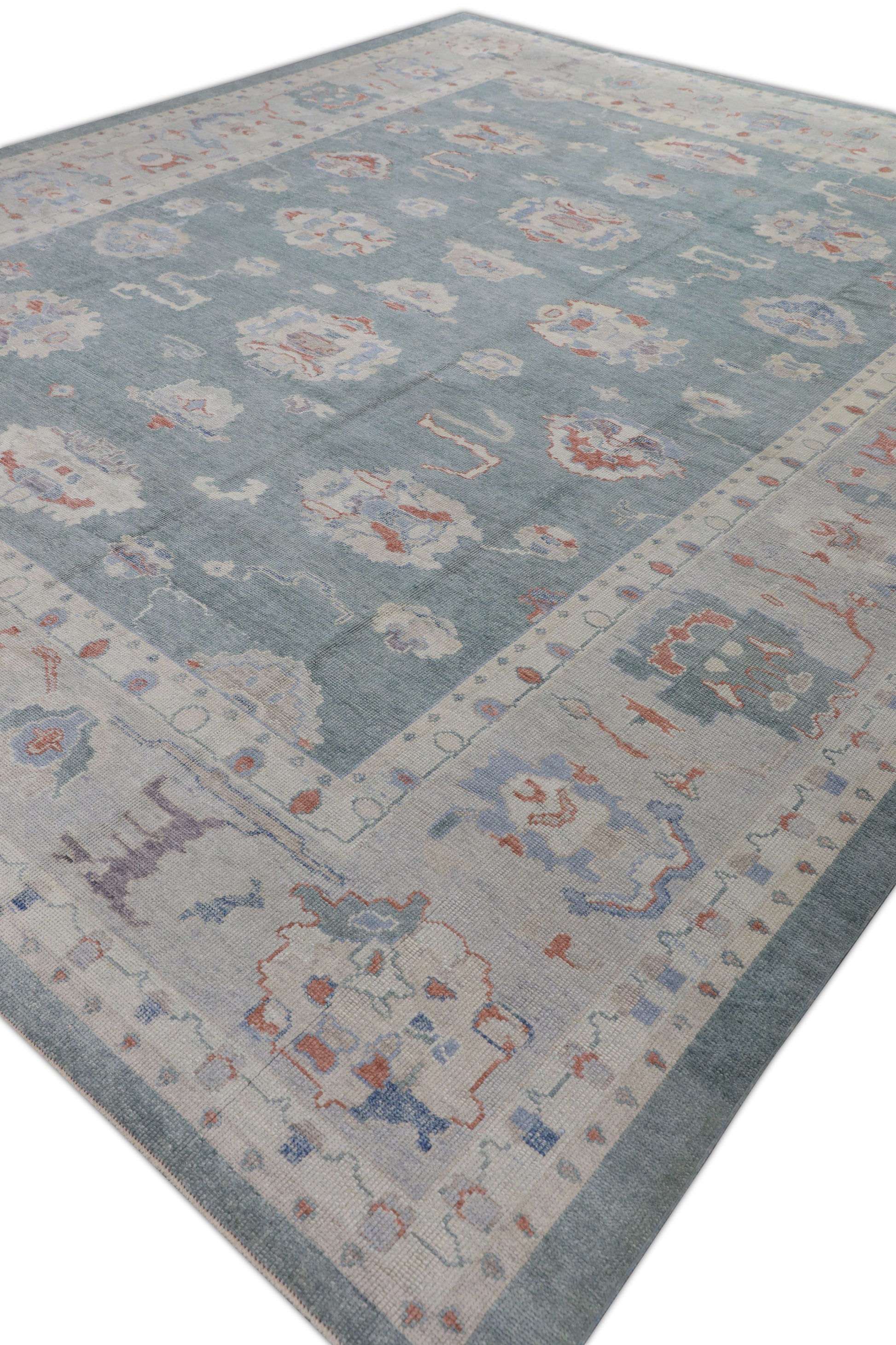 Turkish Oushak Rug 12'4" x 14'8" #3236