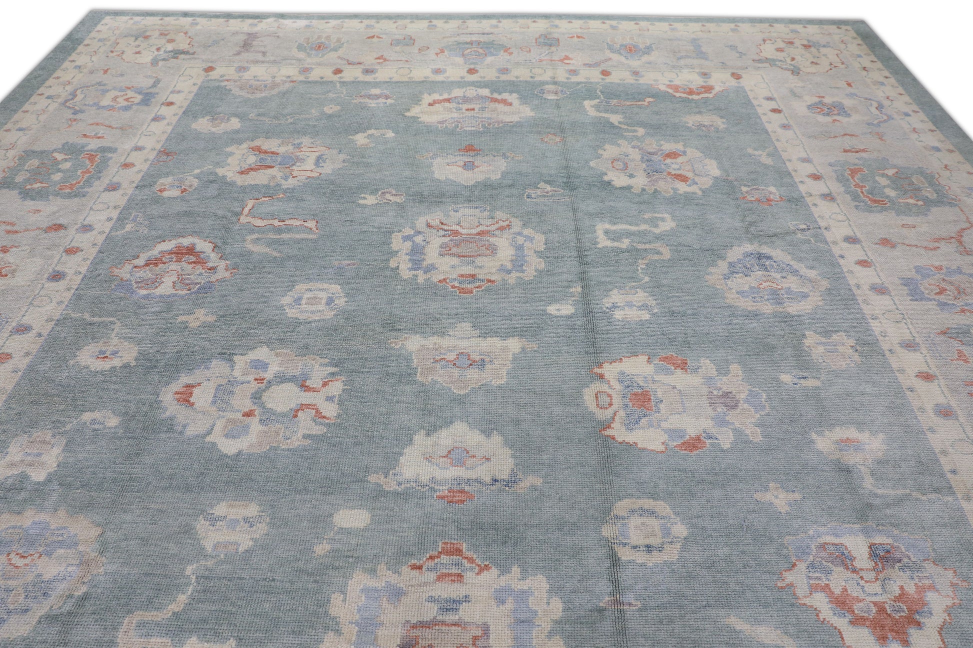 Turkish Oushak Rug 12'4" x 14'8" #3236