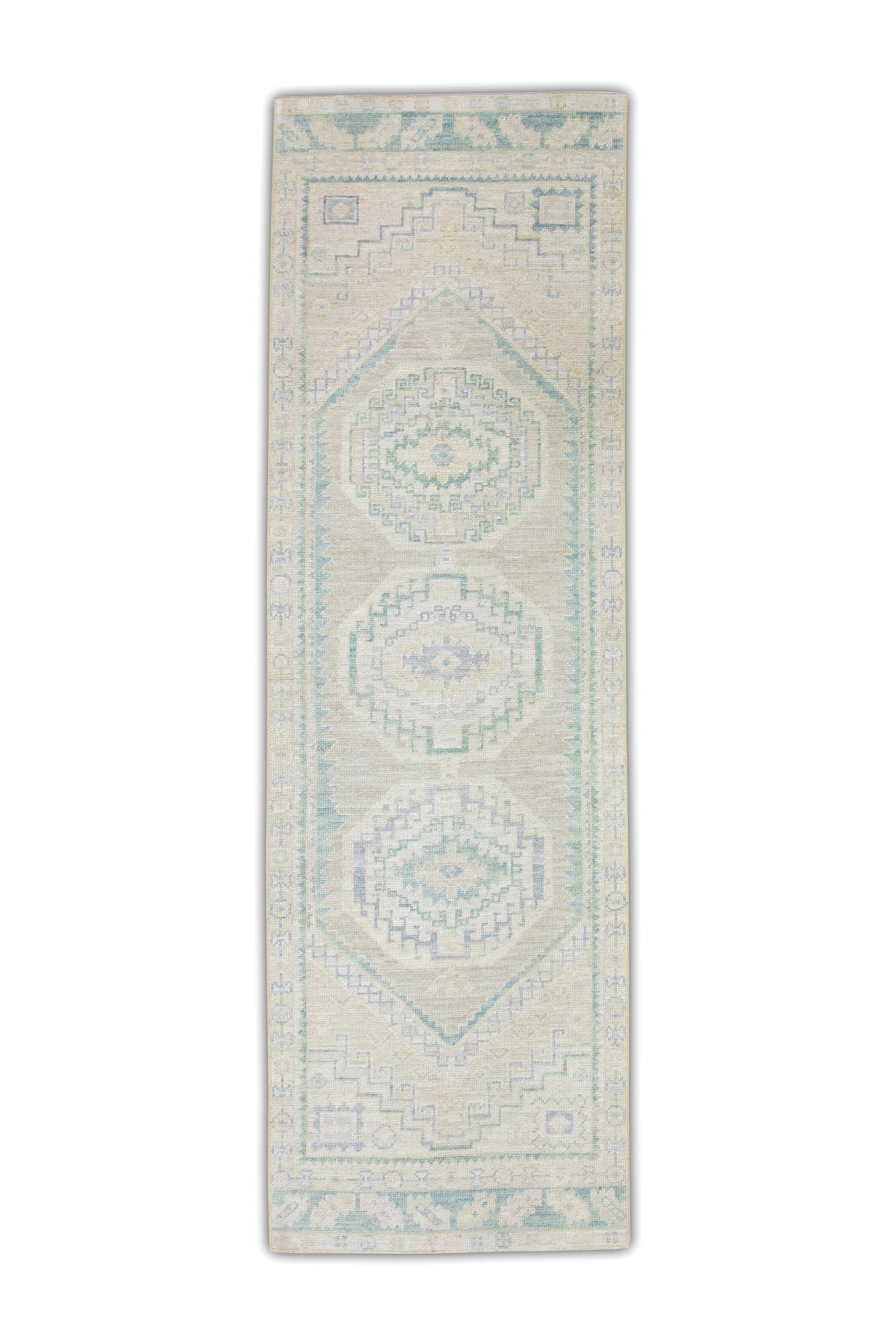Turkish Oushak Rug 2'10" x 9'5" #6374
