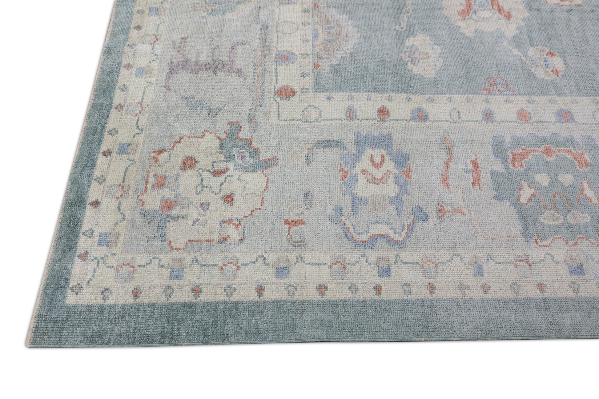 Turkish Oushak Rug 12'4" x 14'8" #3236