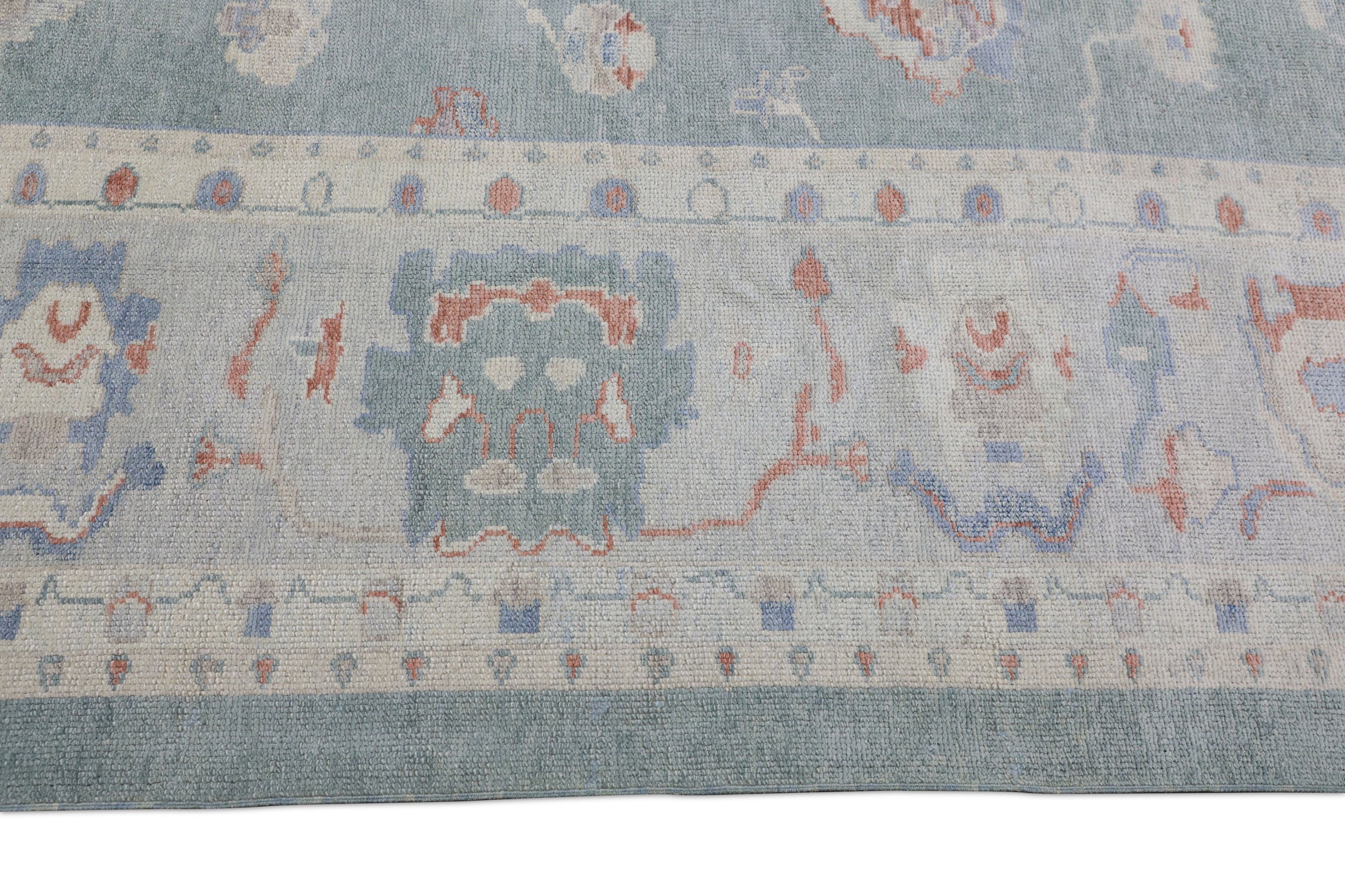 Turkish Oushak Rug 12'4" x 14'8" #3236