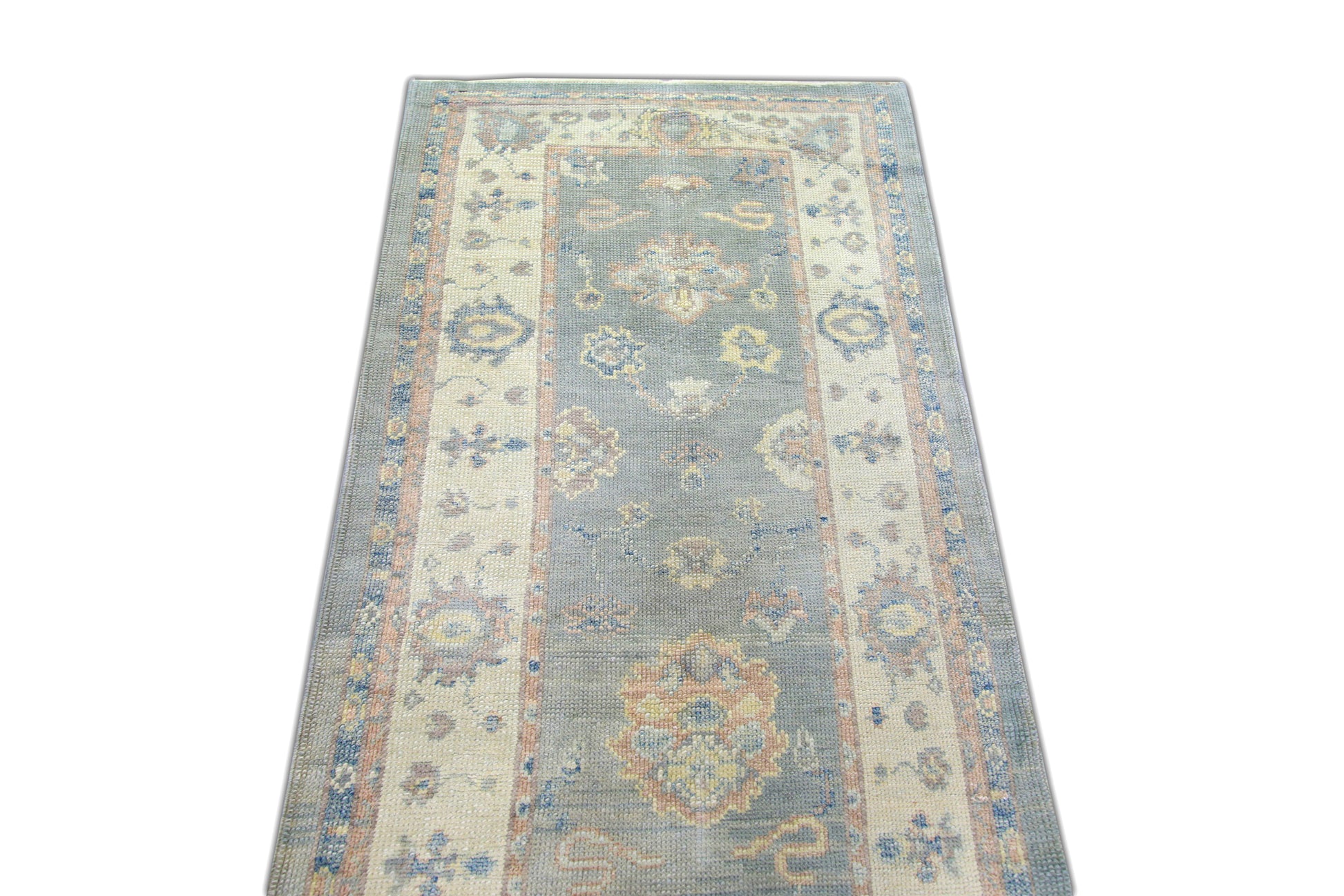 Turkish Oushak Rug 3'2" x 15'3" #5412