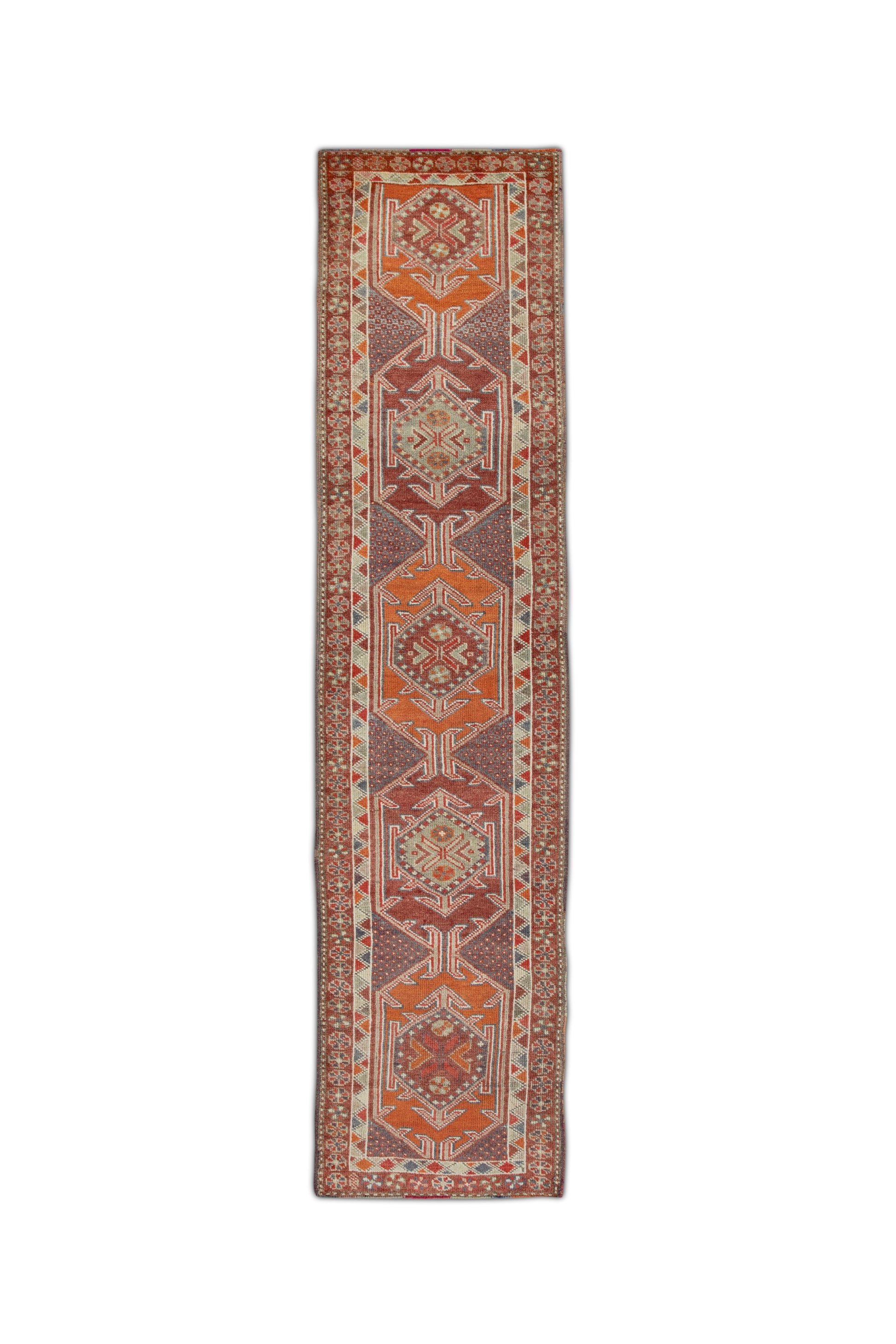 Turkish Vintage Anatolian Rug  2'11" x 12'7" #159