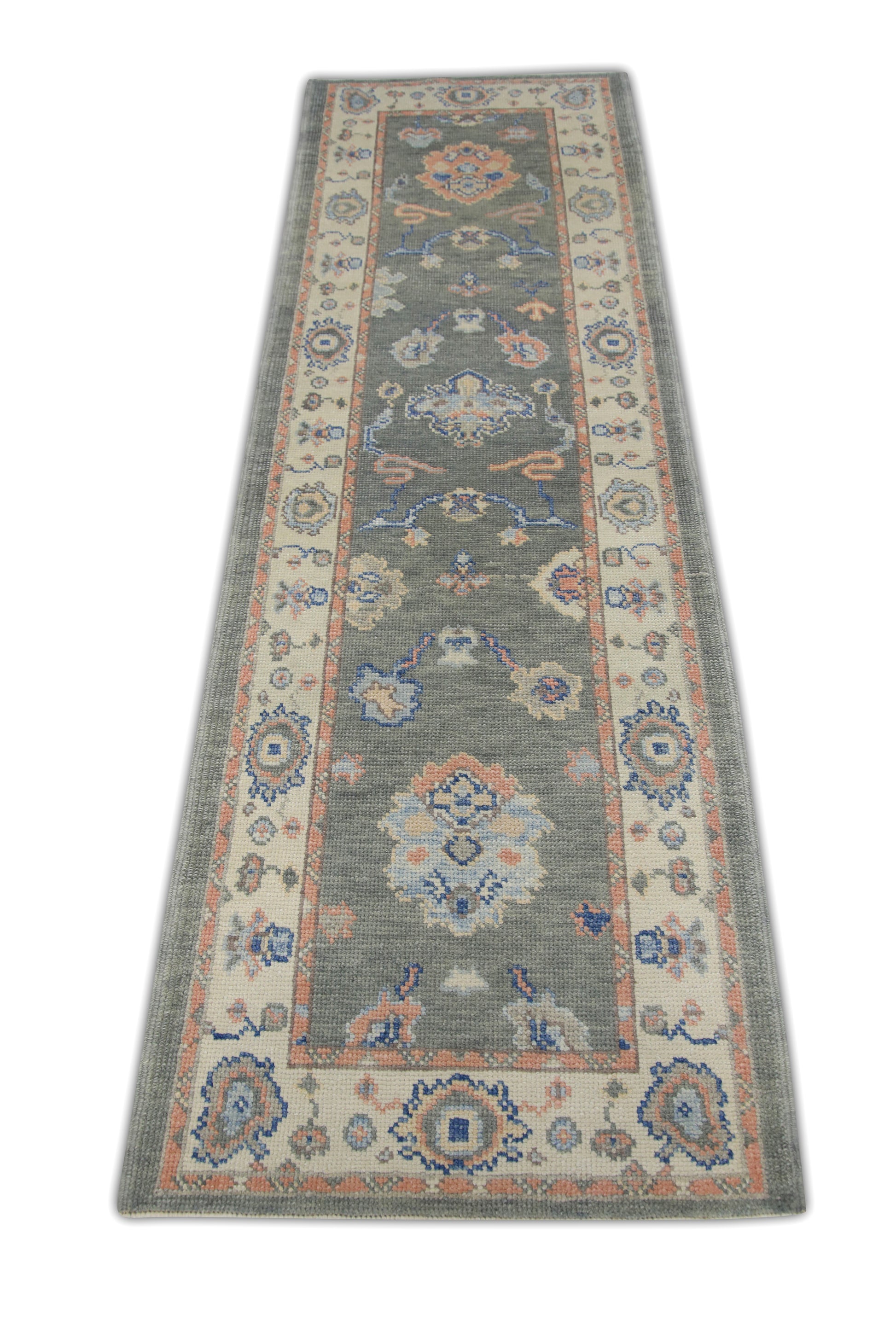 Turkish Oushak Rug 2'7" x 7'11" #6586