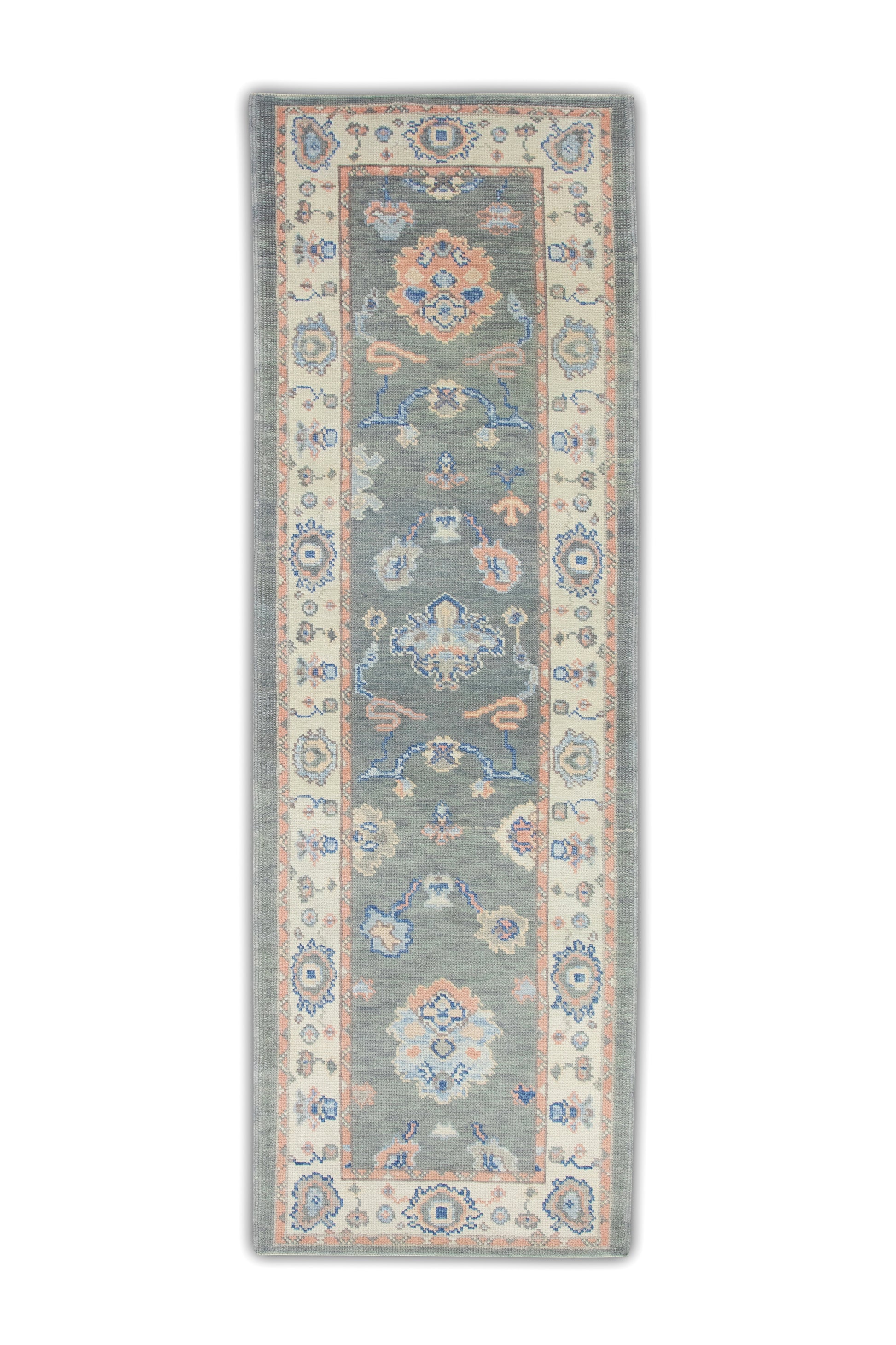 Turkish Oushak Rug 2'7" x 7'11" #6586