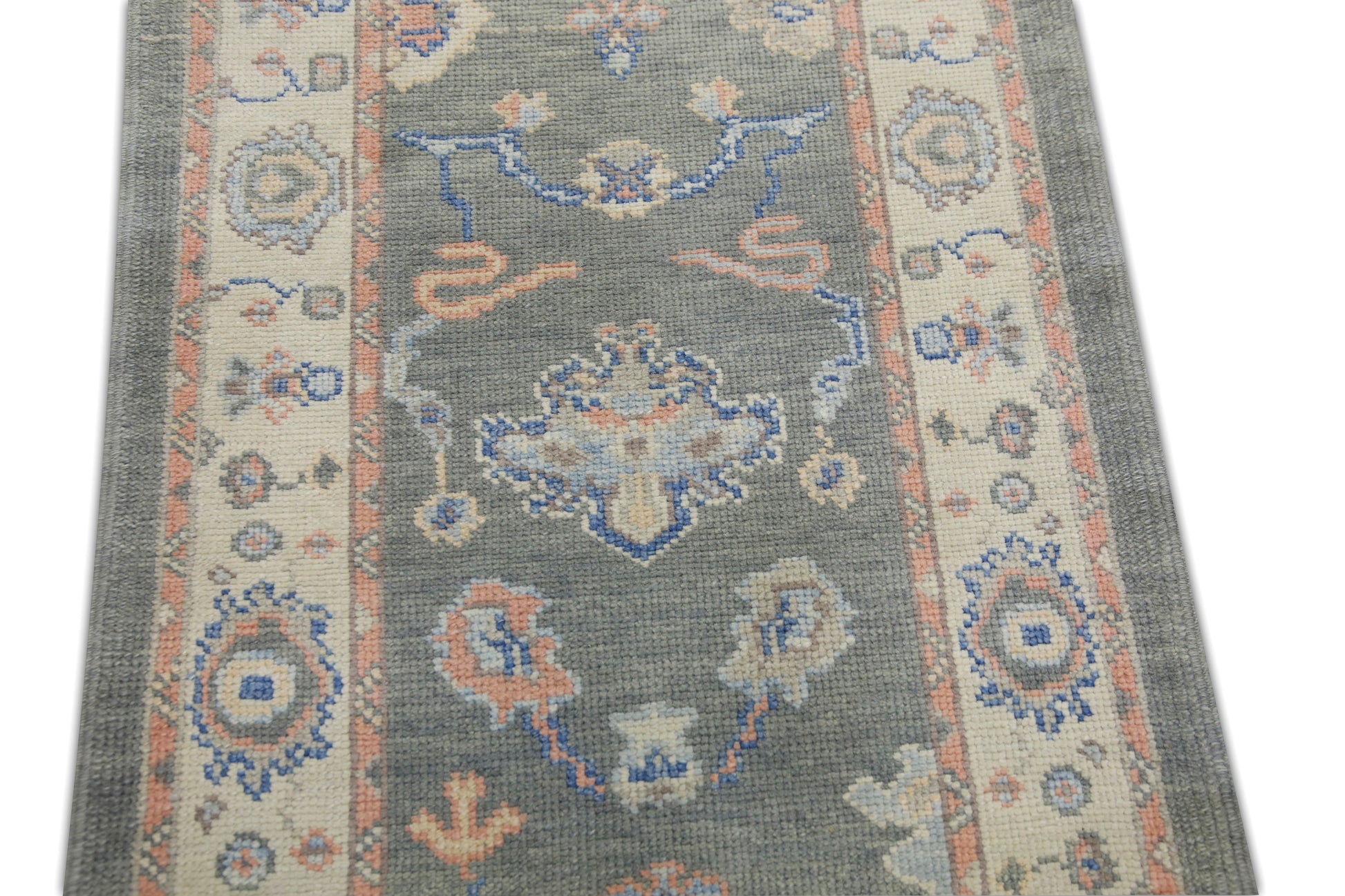 Turkish Oushak Rug 2'7" x 7'11" #6586