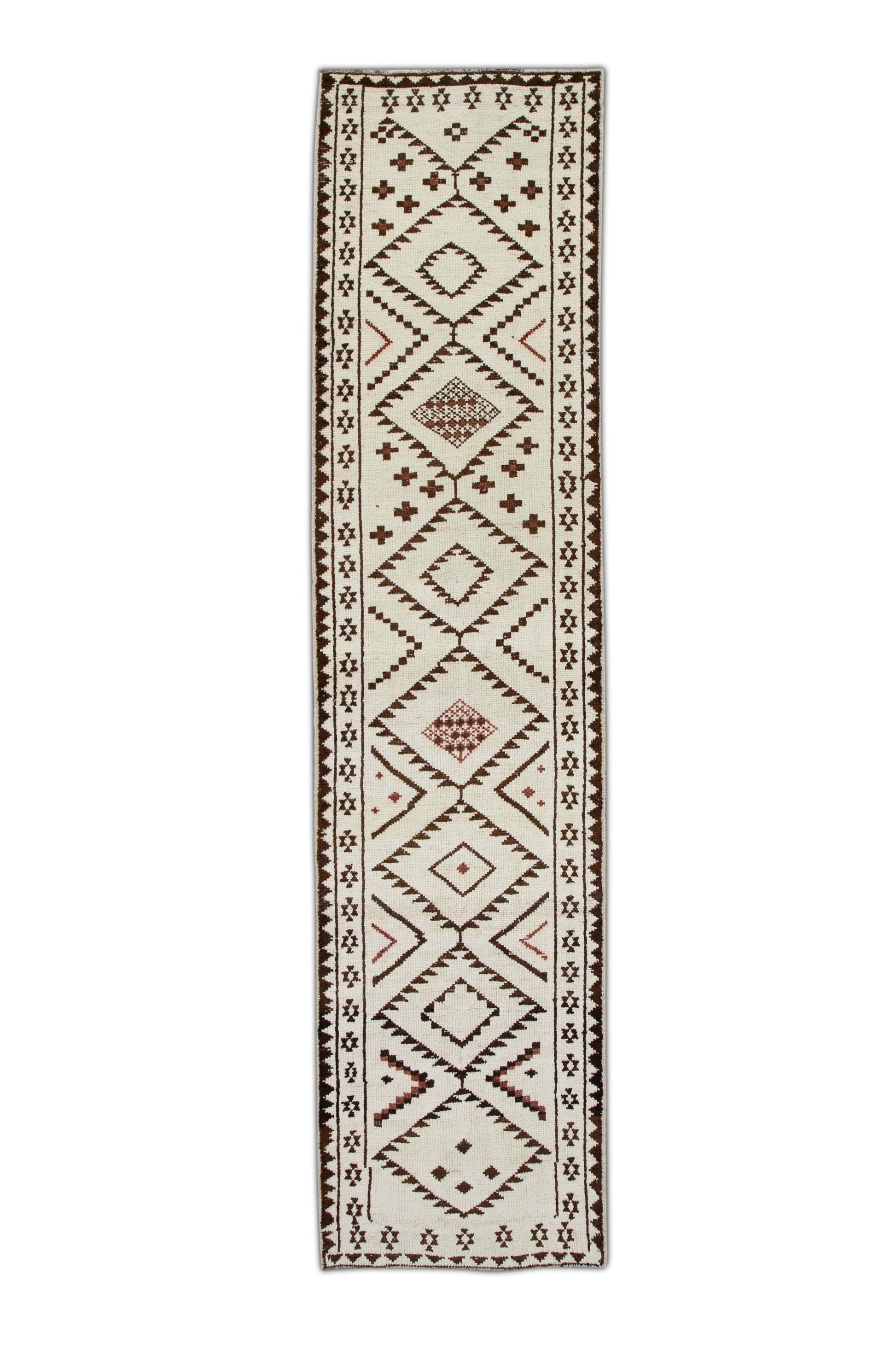 Turkish Vintage Anatolian Rug  3'1" x 12'10" #166