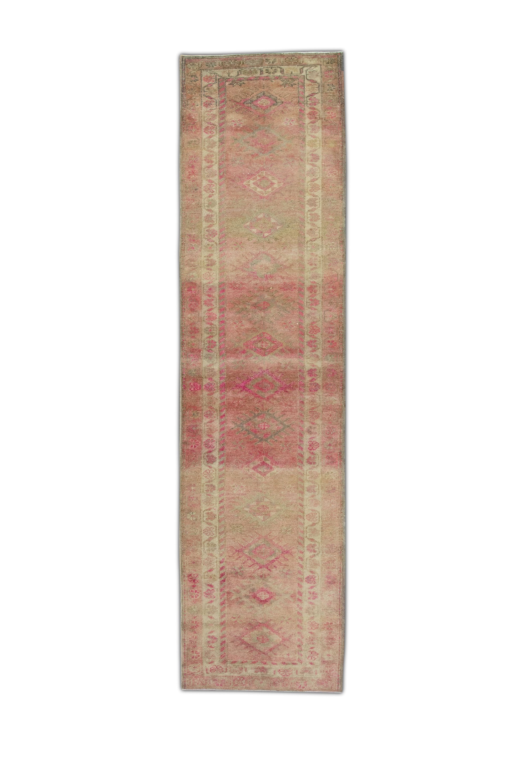 Turkish Vintage Anatolian Rug  2'10" x 10'10" #79