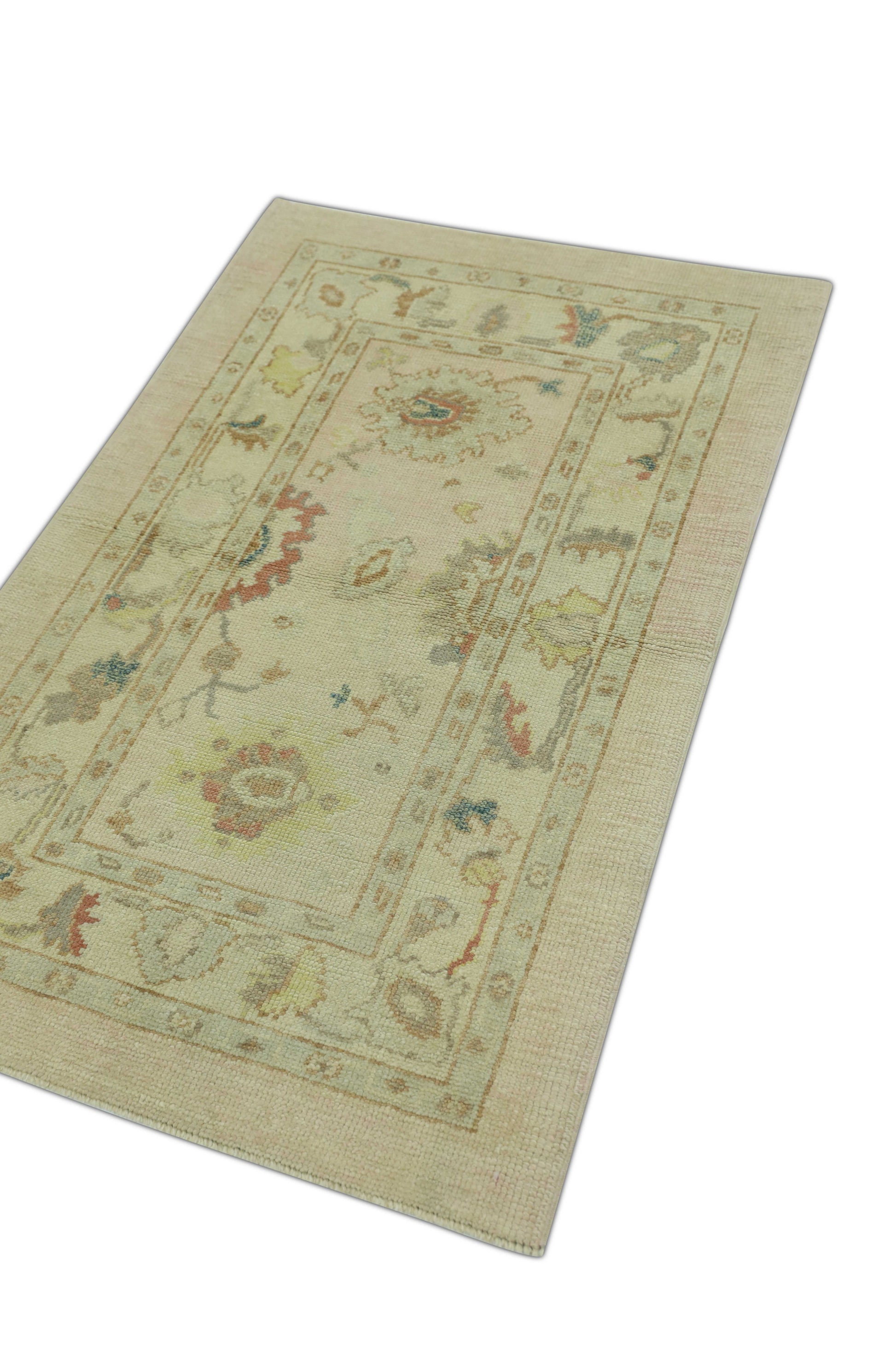 Turkish Oushak Rug 3'1" x 4'10" #778