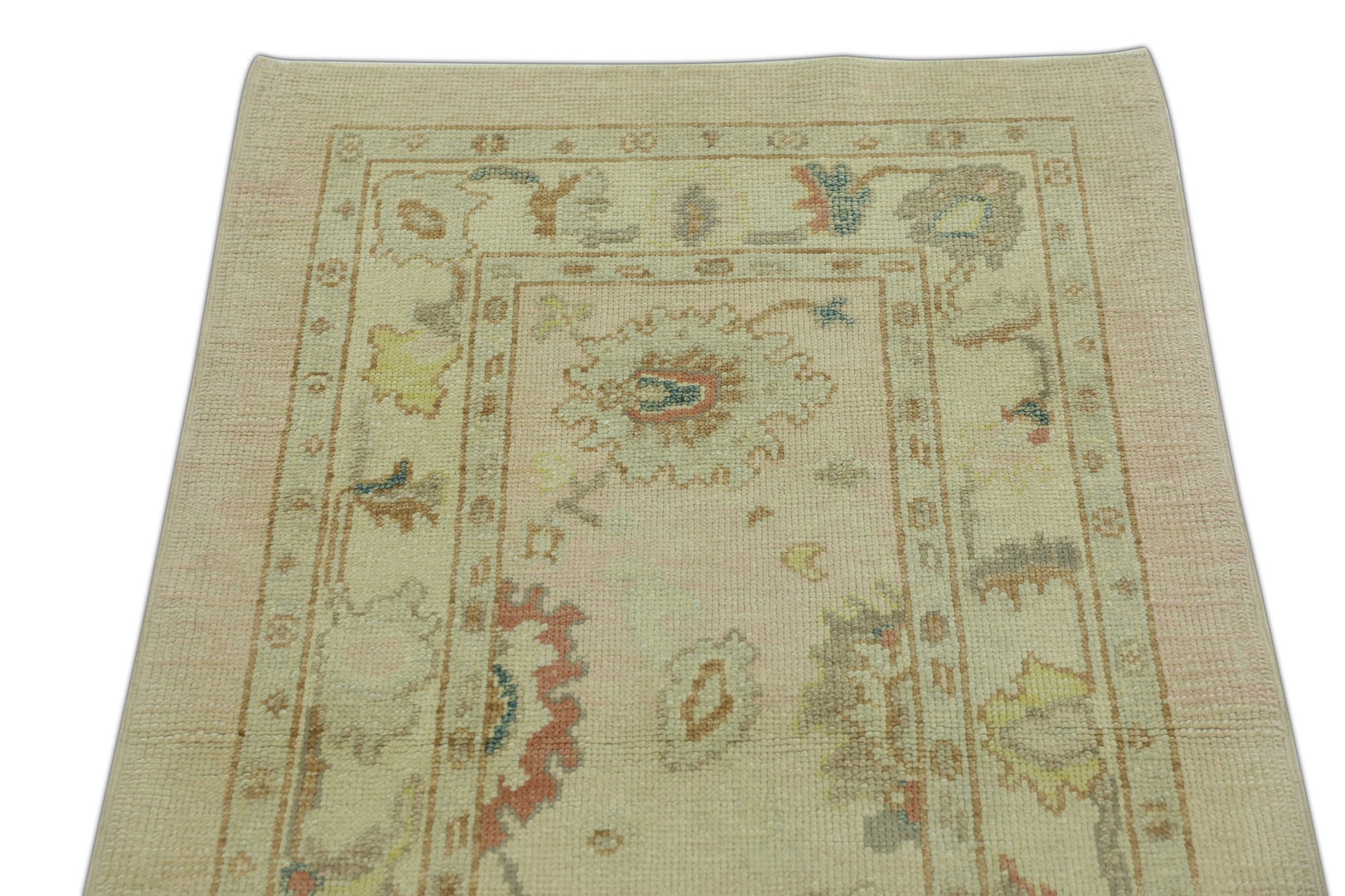 Turkish Oushak Rug 3'1" x 4'10" #778