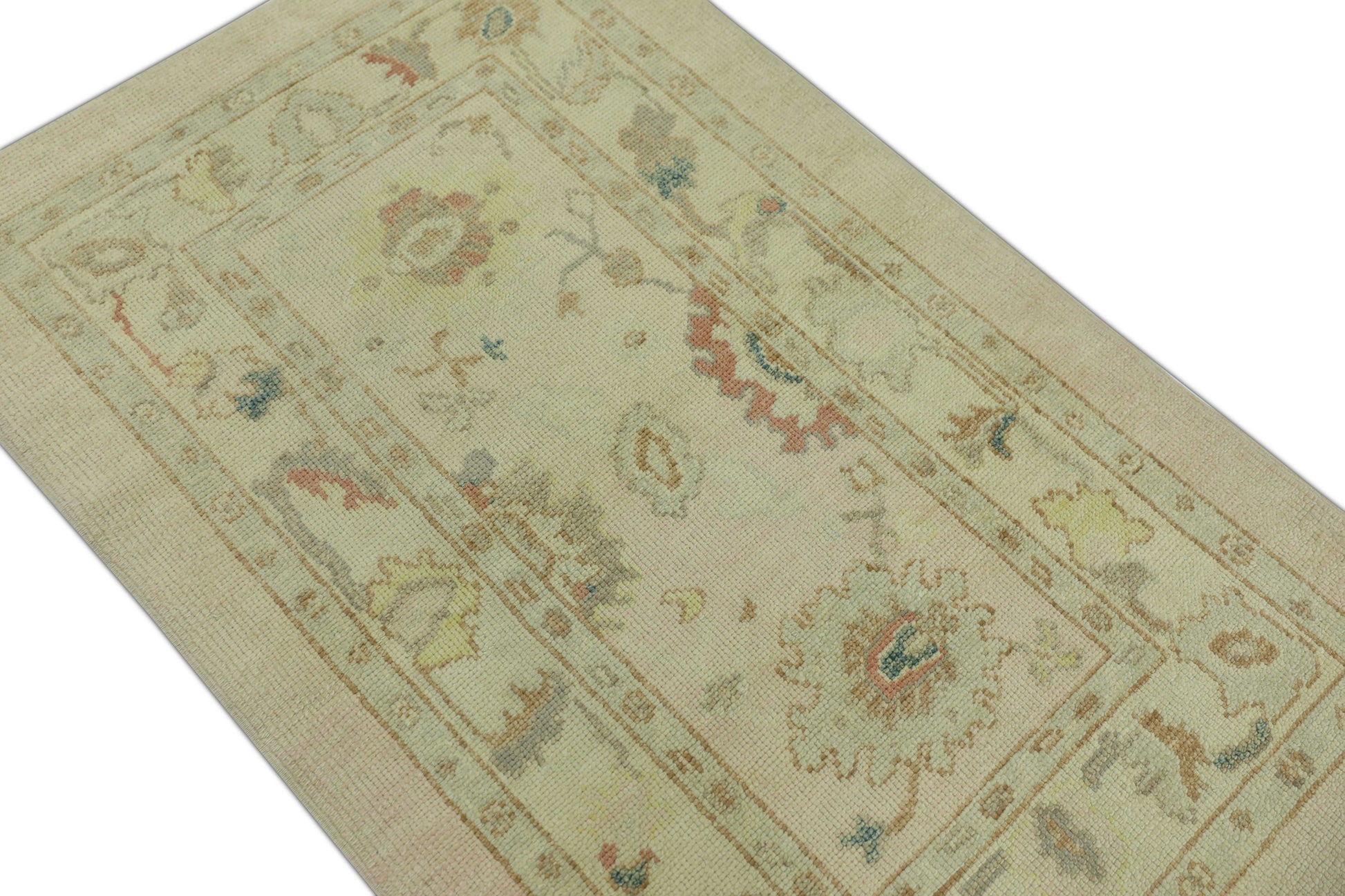Turkish Oushak Rug 3'1" x 4'10" #778
