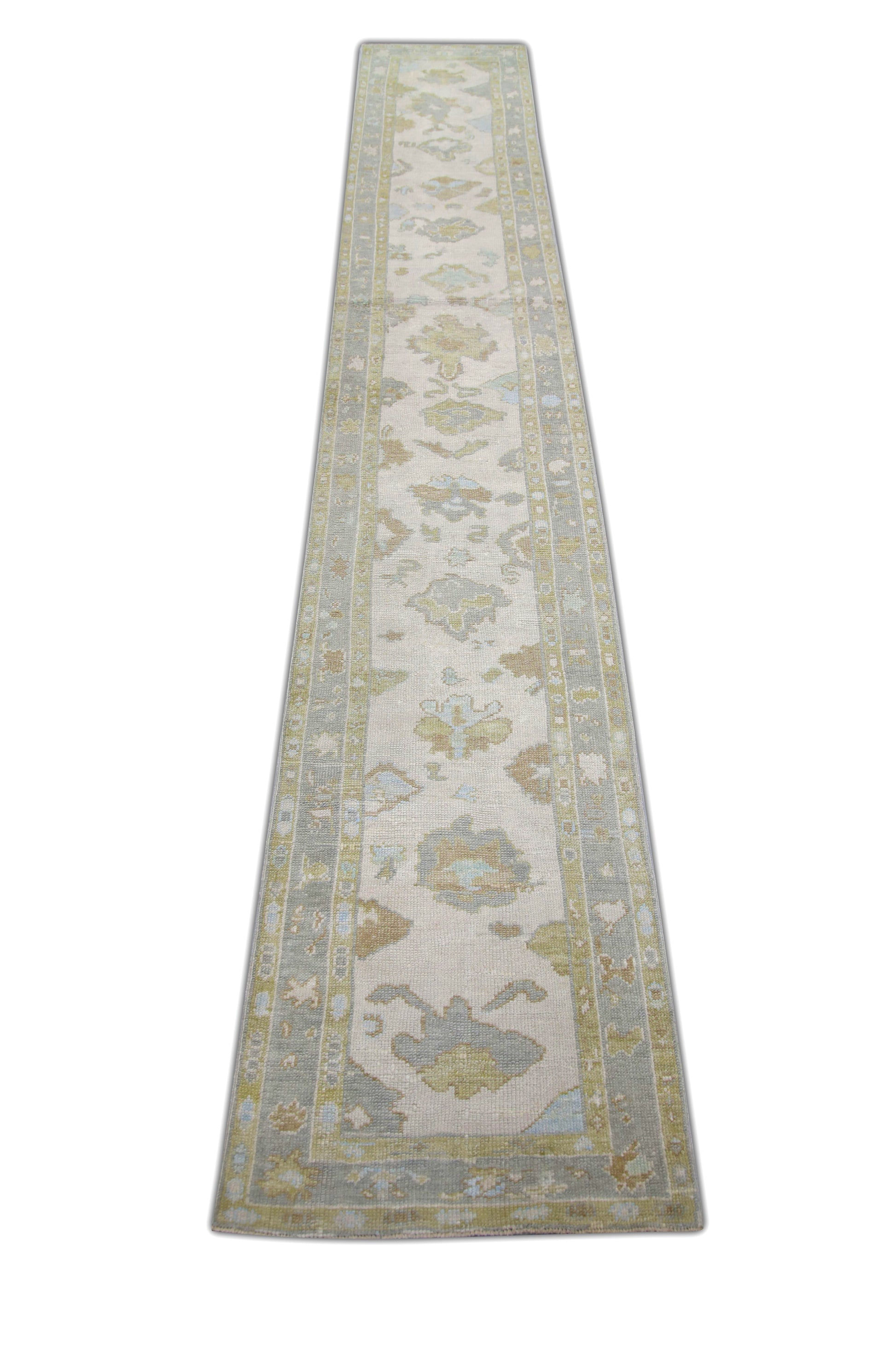 Turkish Oushak Rug 2'6" x 15'10" #5757