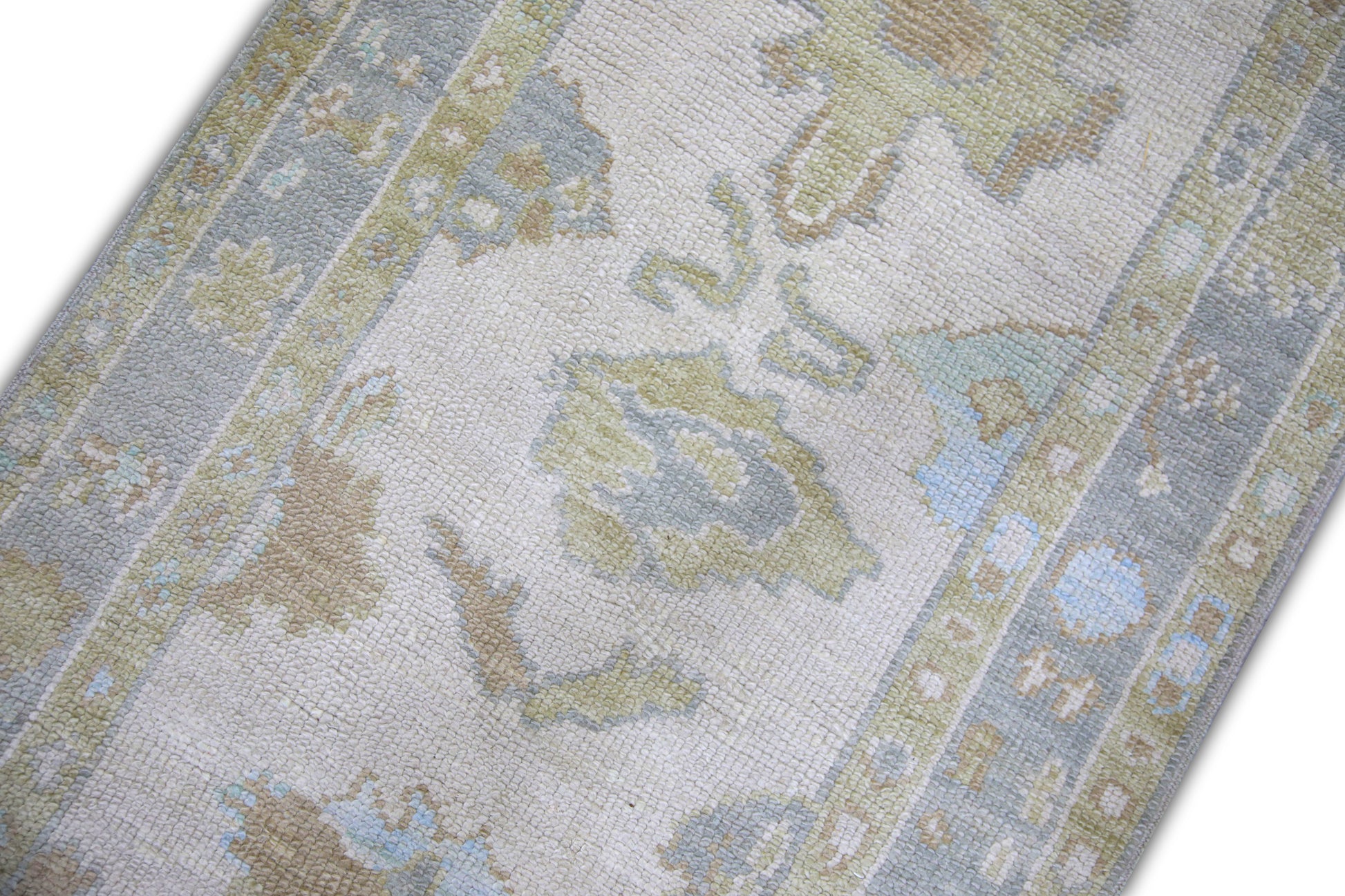 Turkish Oushak Rug 2'6" x 15'10" #5757