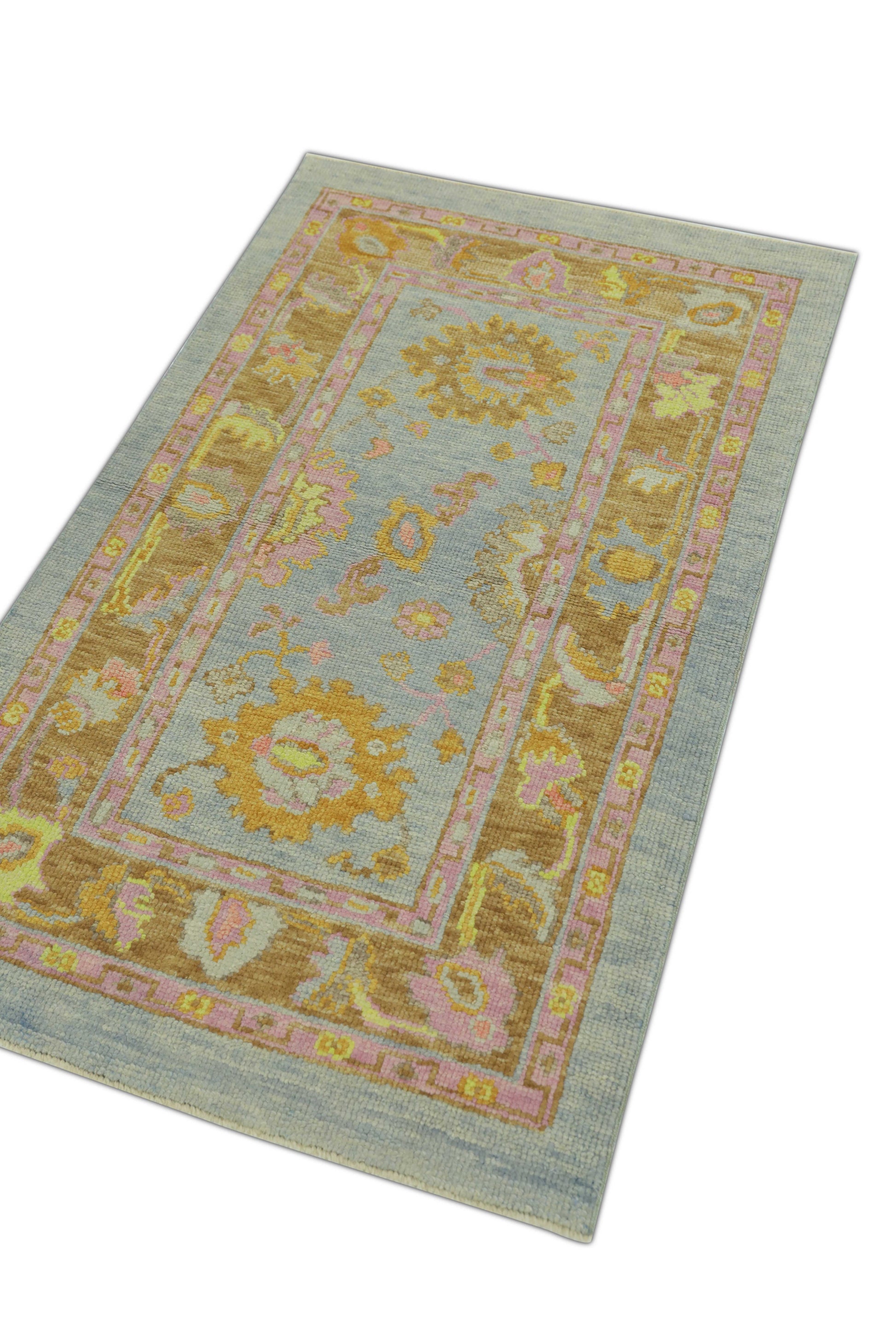 Turkish Oushak Rug 2'11" x 4'8" #801