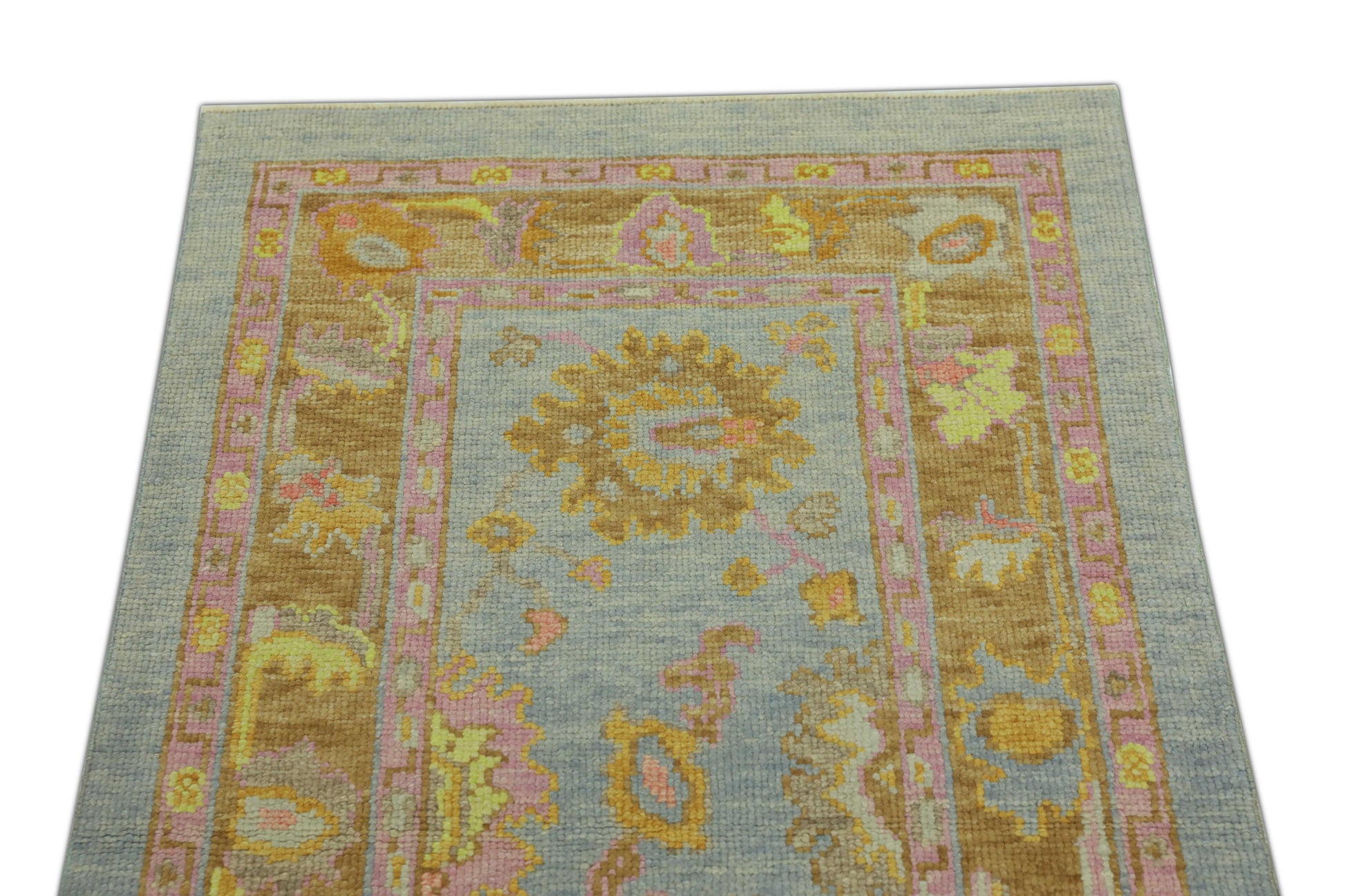 Turkish Oushak Rug 2'11" x 4'8" #801