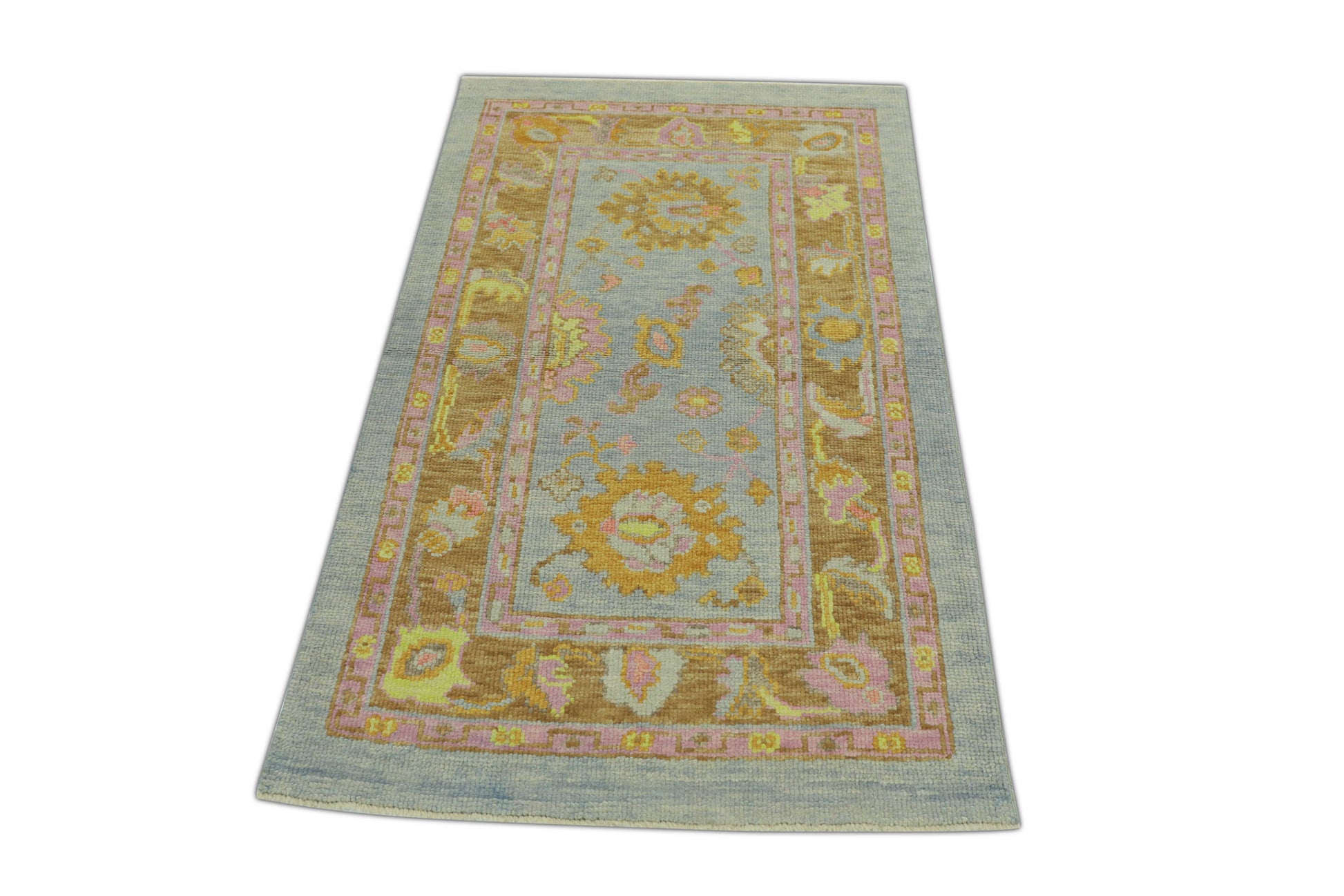 Turkish Oushak Rug 2'11" x 4'8" #801
