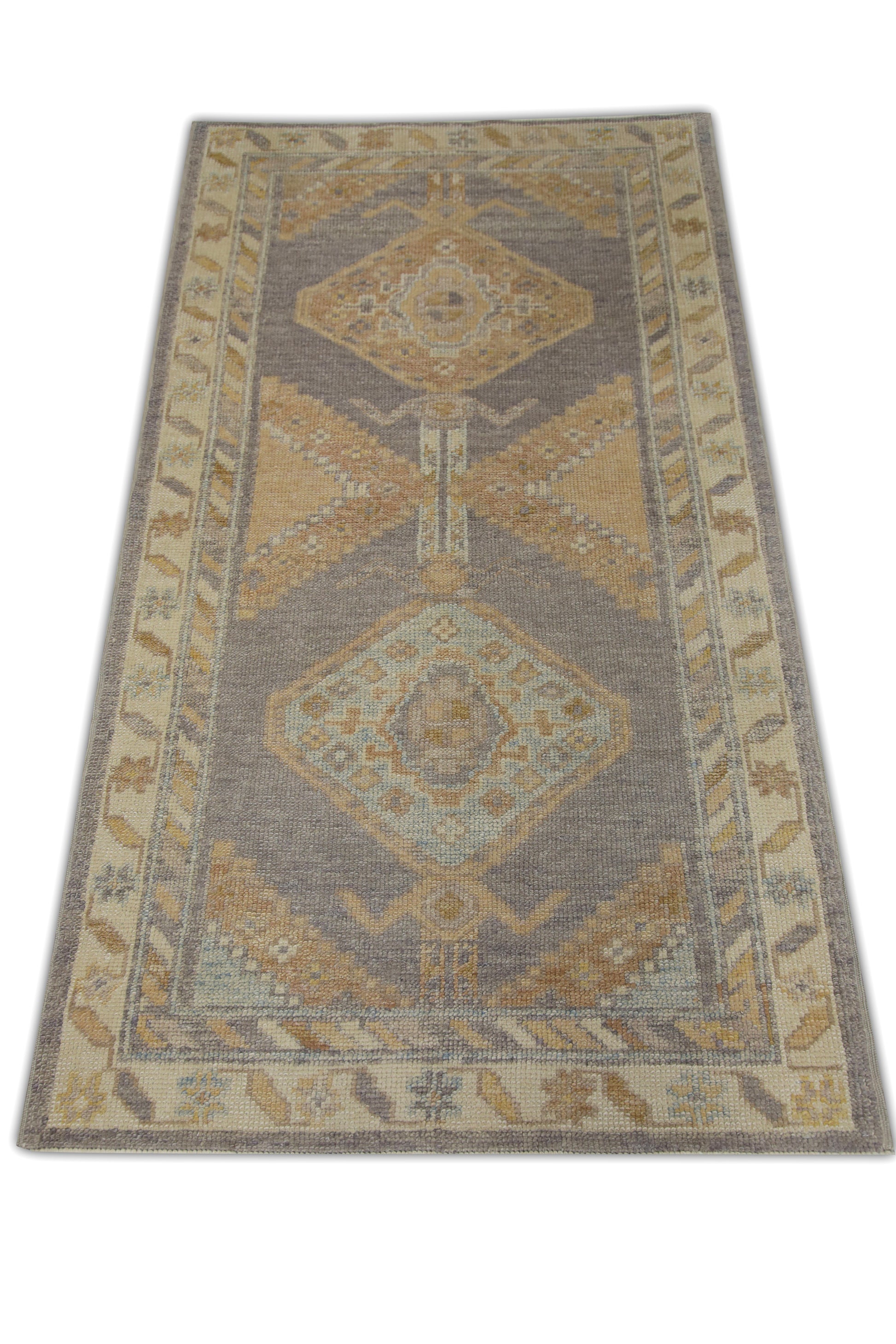 Turkish Oushak Rug 3'1" x 5'8" #6338
