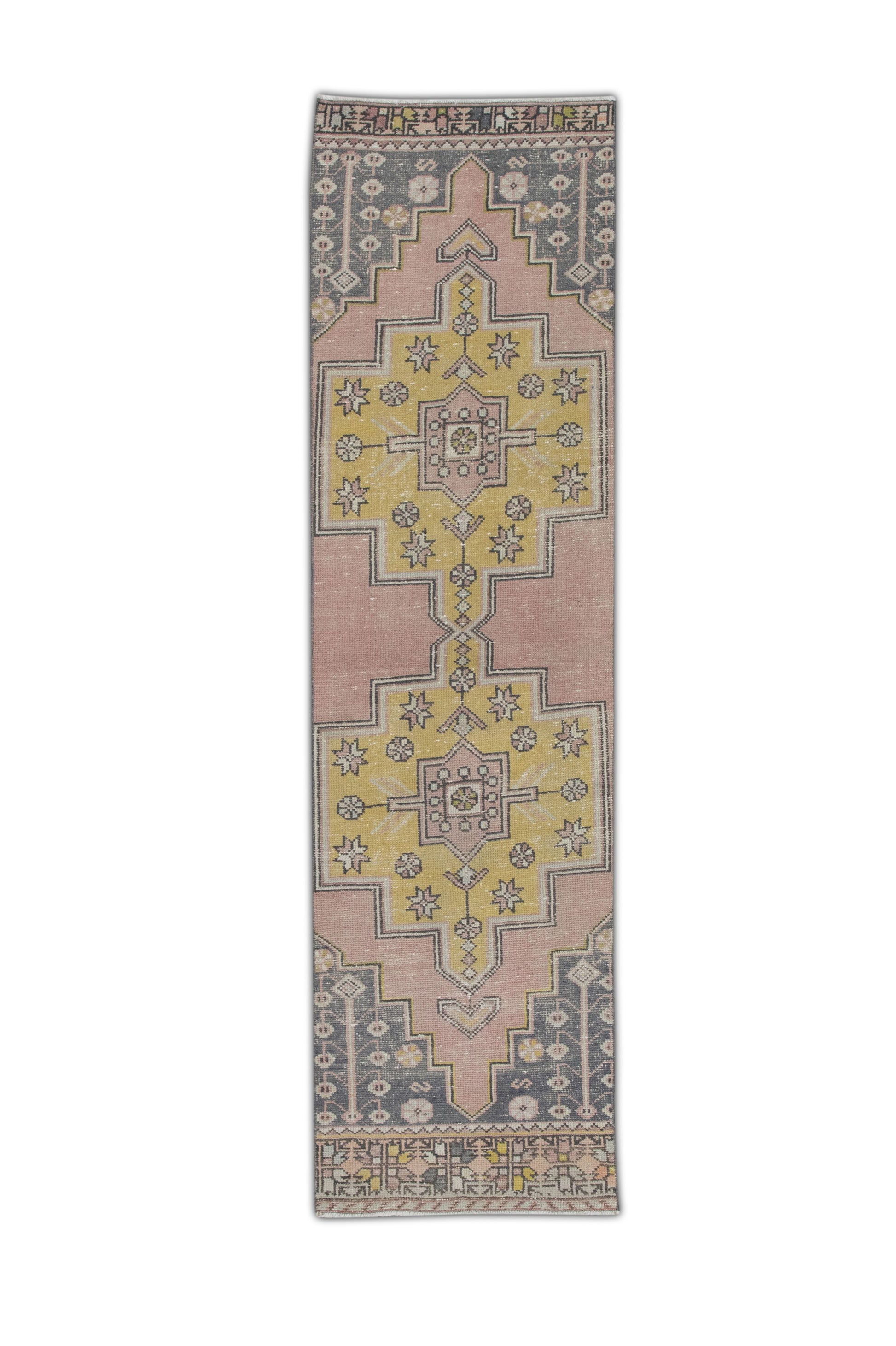 Turkish Vintage Anatolian Rug  2'5" x 8'9" #510