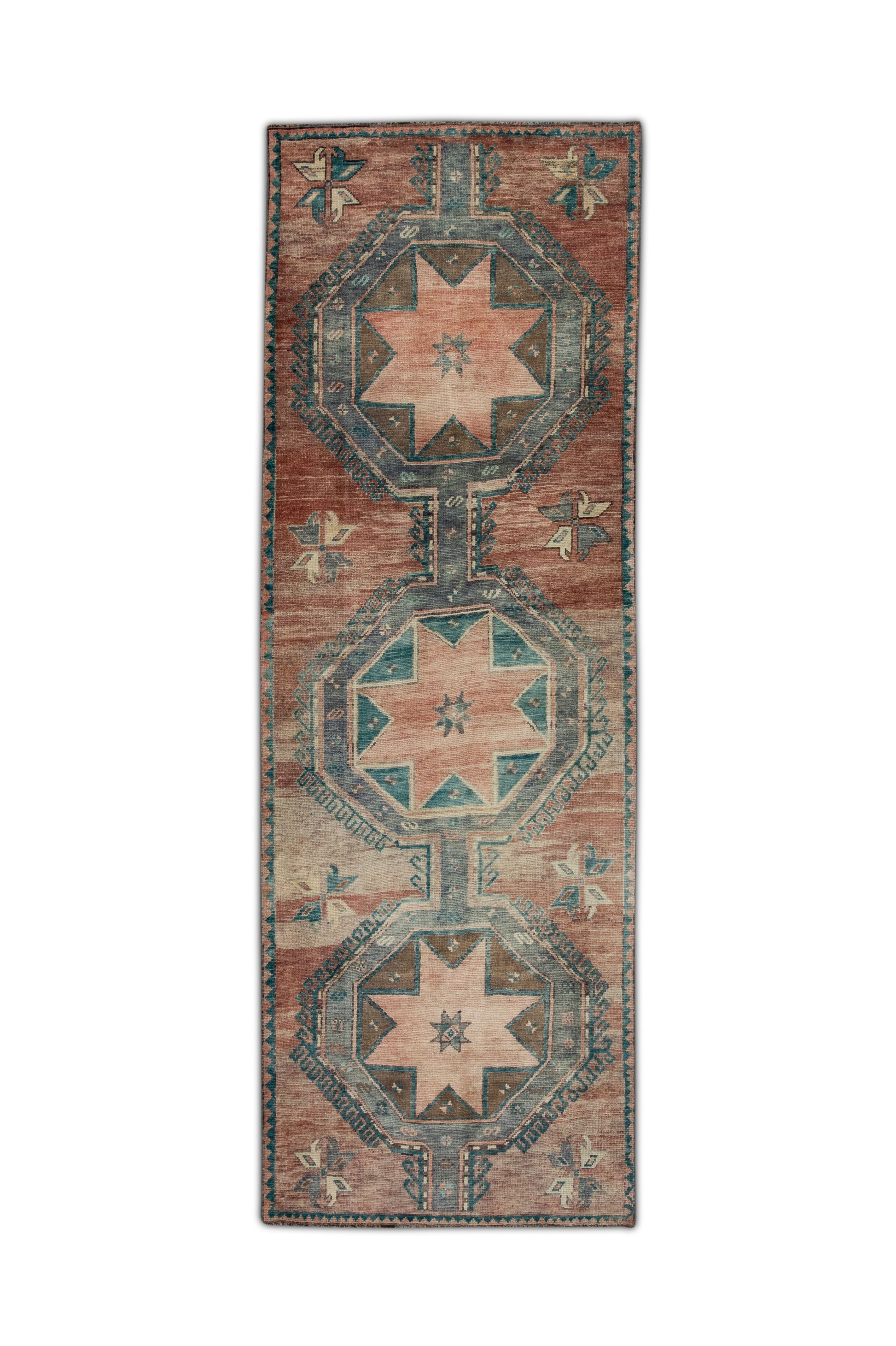 Turkish Vintage Anatolian Rug  3'3" x 9'9" #292