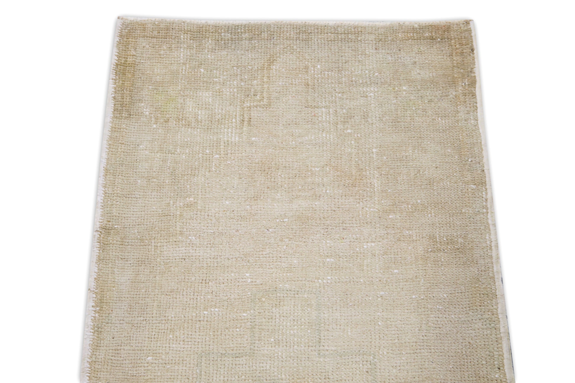 Oriental Hand Knotted Vintage Turkish Mini Rug 1'7" x 3'6" #8279