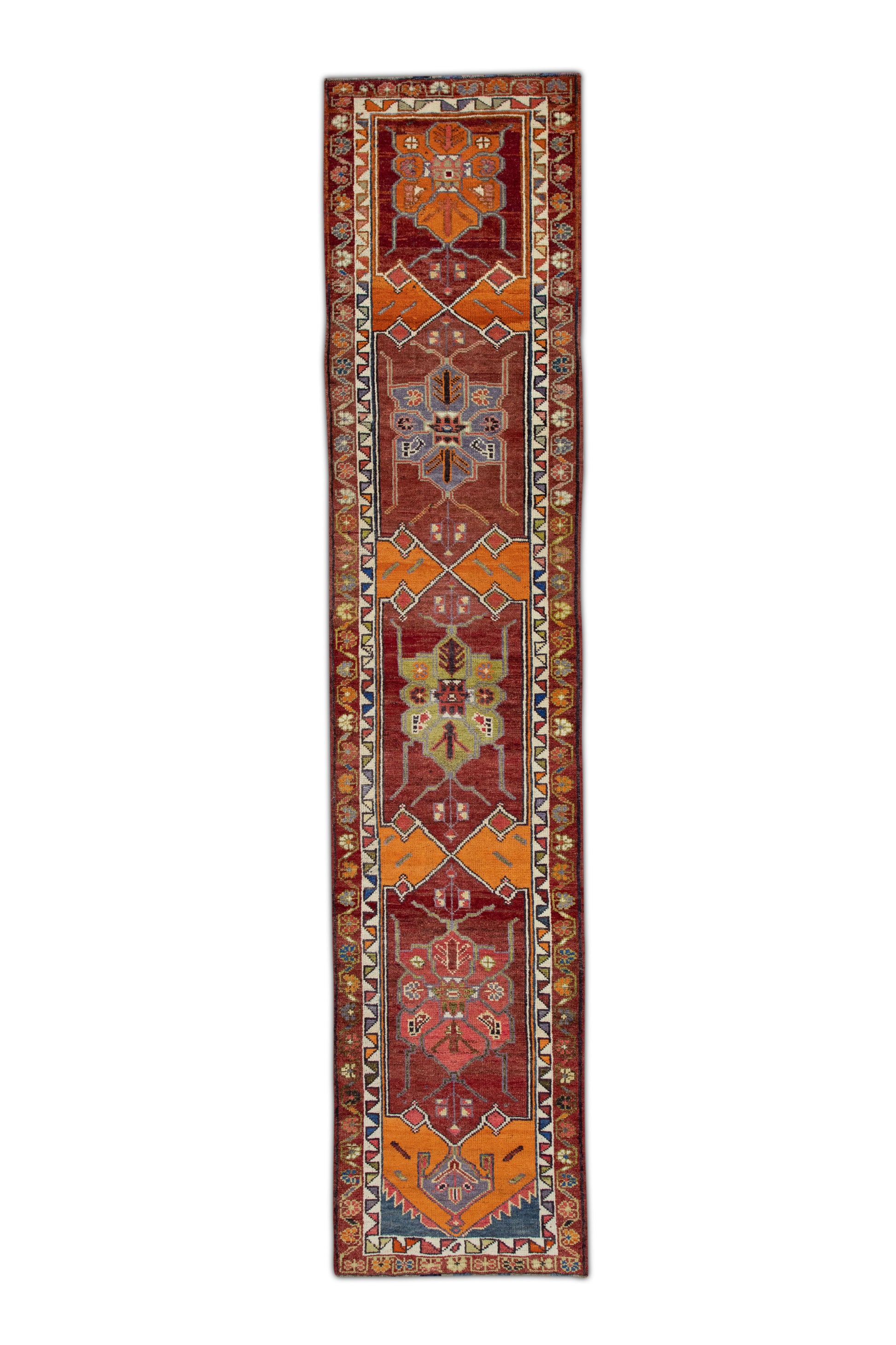 Turkish Vintage Anatolian Rug  2'11" x 13'7" #132