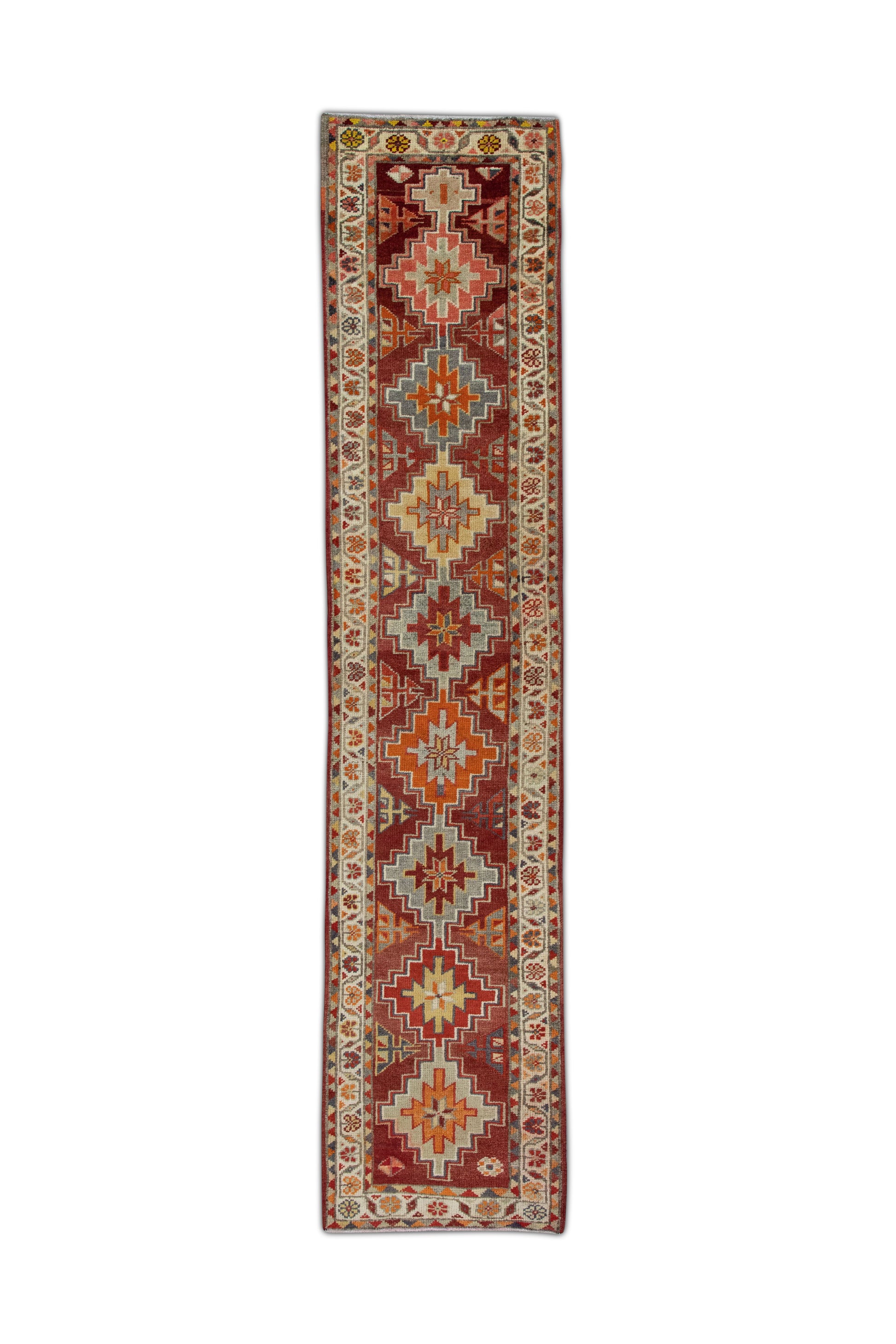 Turkish Vintage Anatolian Rug  2'8" x 12'2" #114