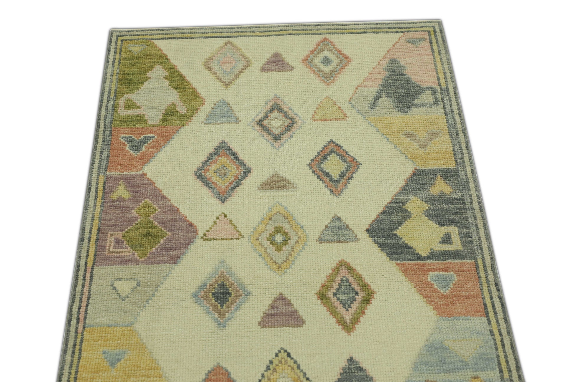 Turkish Oushak Rug 2'11" x 4'10" #821