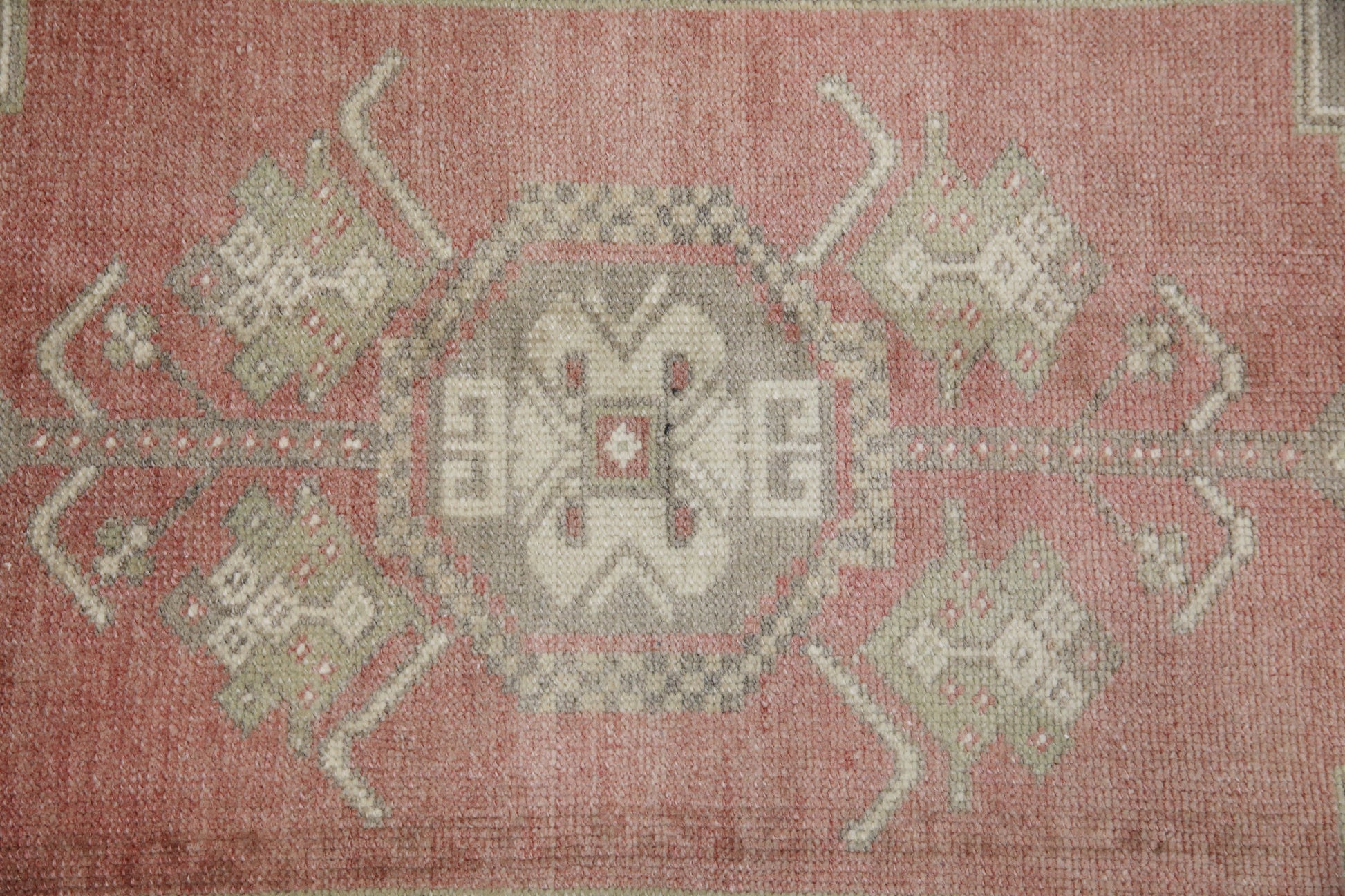 Oriental Hand Knotted Vintage Turkish Mini Rug 1'7" x 2'8" #9110
